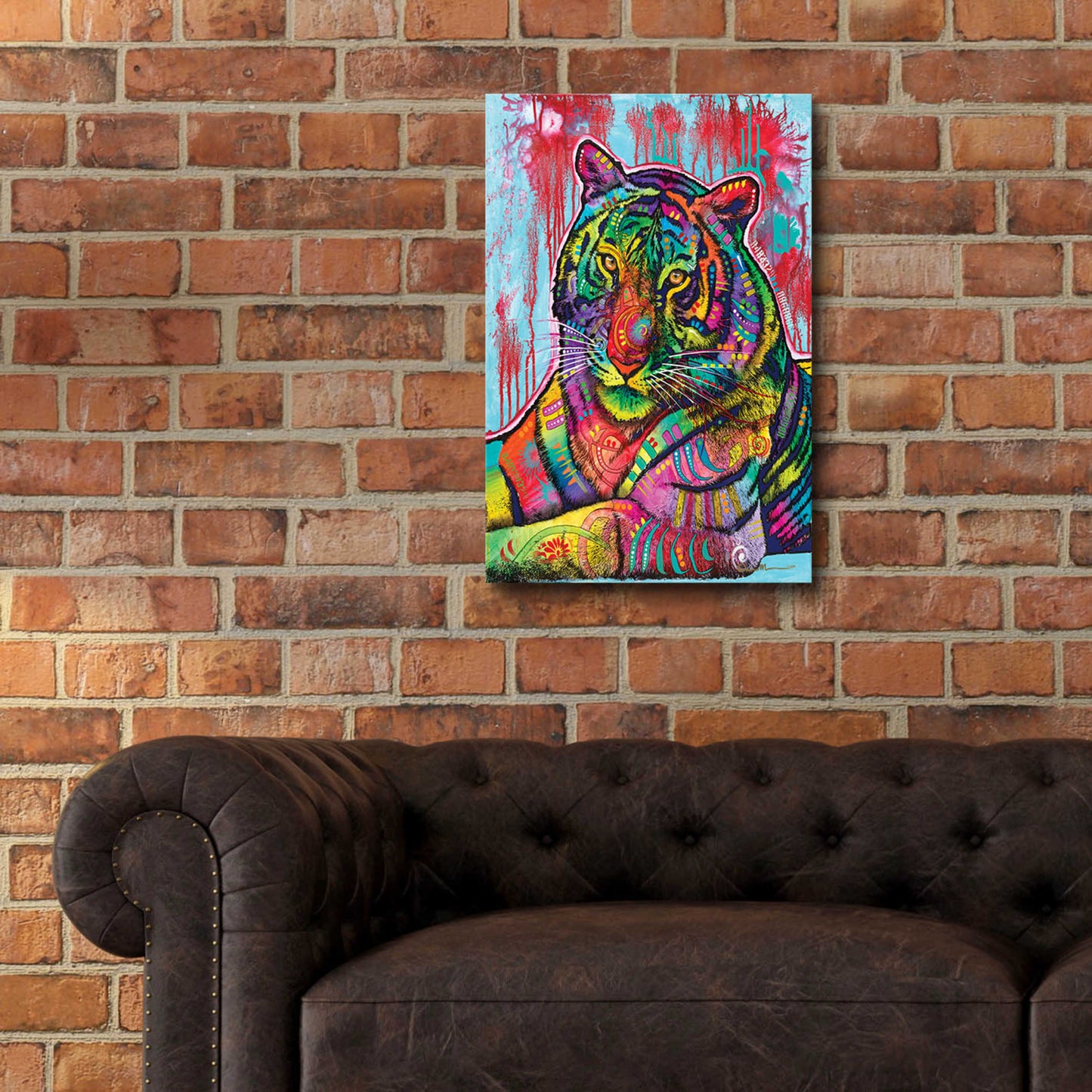 Epic Art 'The Year of the Tiger' by Dean Russo, Acrylic Glass Wall Art,16x24