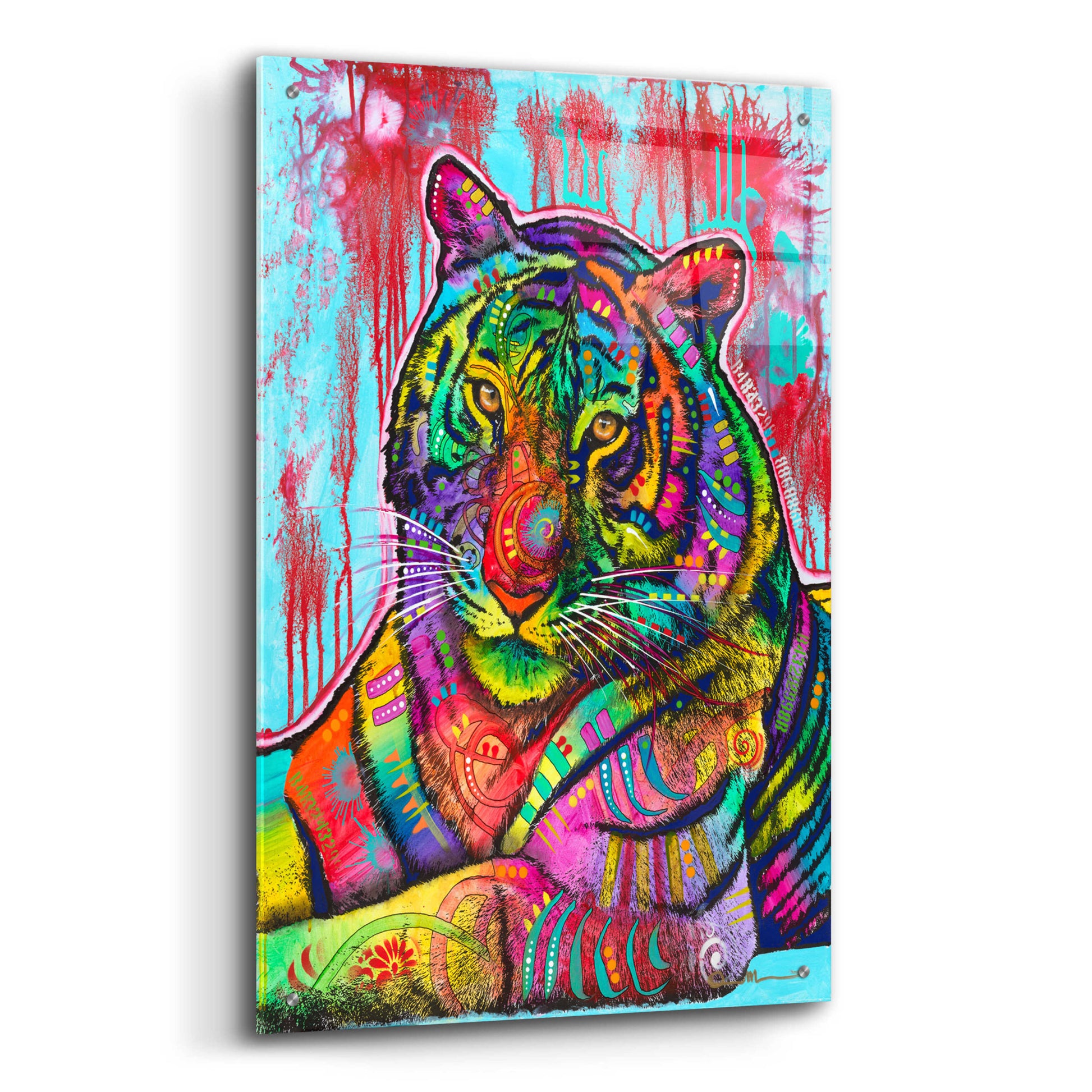 Epic Art 'The Year of the Tiger' by Dean Russo, Acrylic Glass Wall Art,24x36