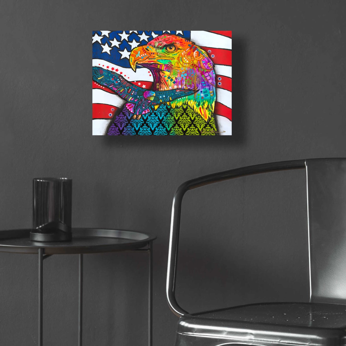 Epic Art 'American Eagle' by Dean Russo, Acrylic Glass Wall Art,16x12