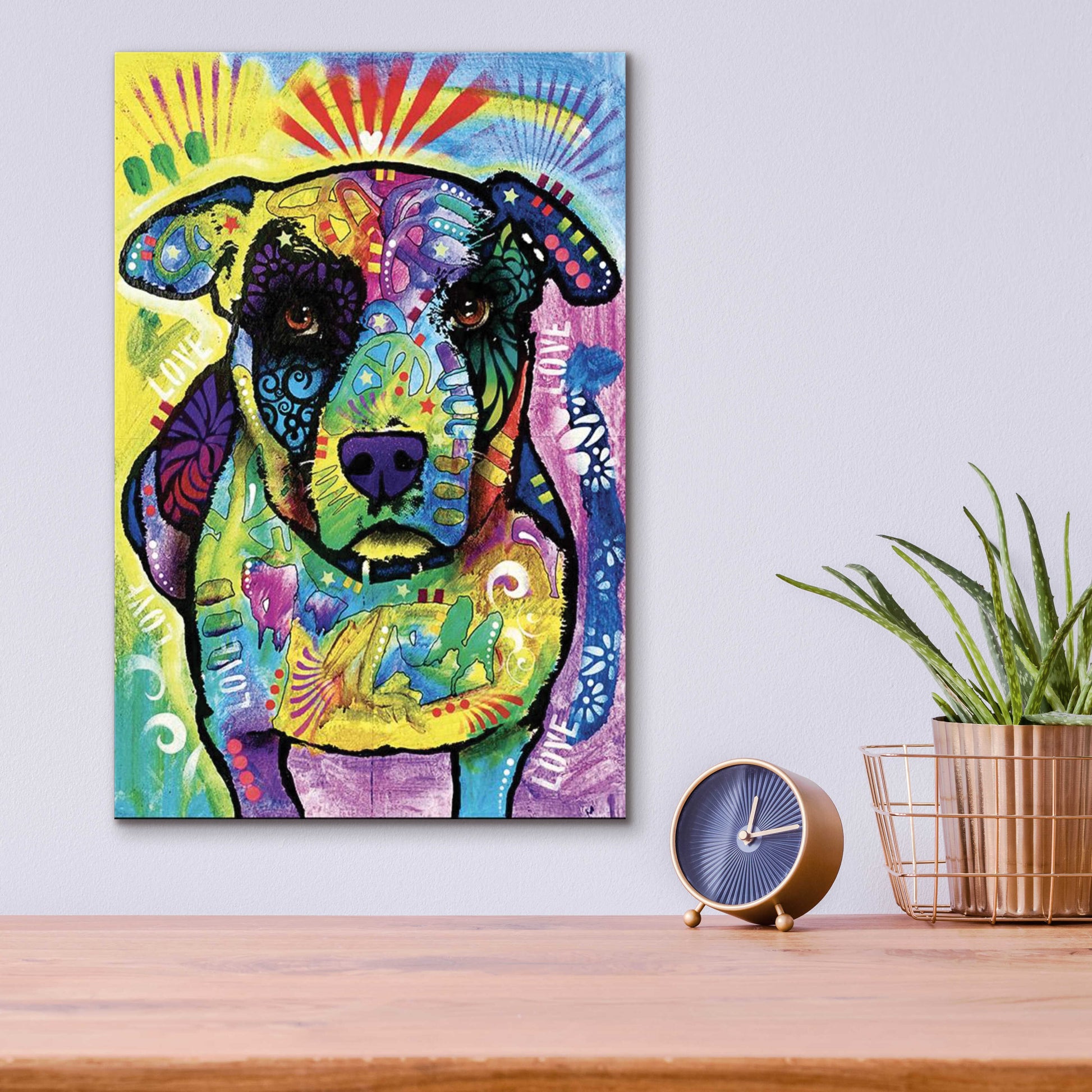 Epic Art 'Lucky' by Dean Russo, Acrylic Glass Wall Art,12x16