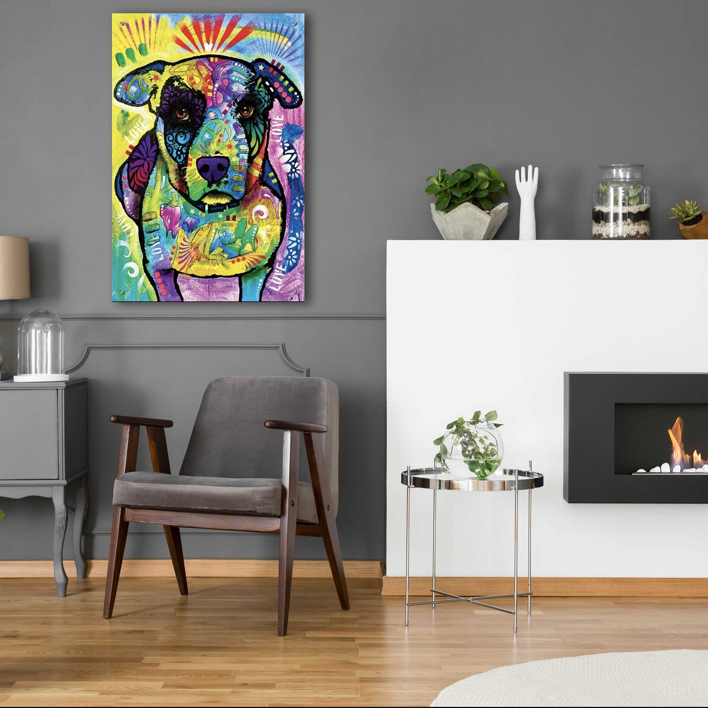 Epic Art 'Lucky' by Dean Russo, Acrylic Glass Wall Art,24x36