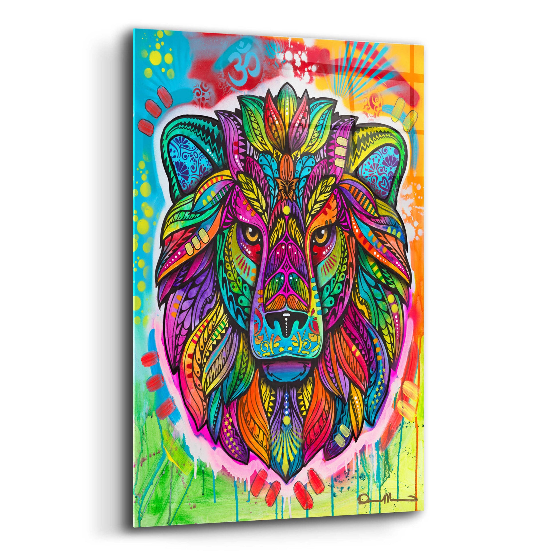 Epic Art 'Lion' by Dean Russo, Acrylic Glass Wall Art,12x16