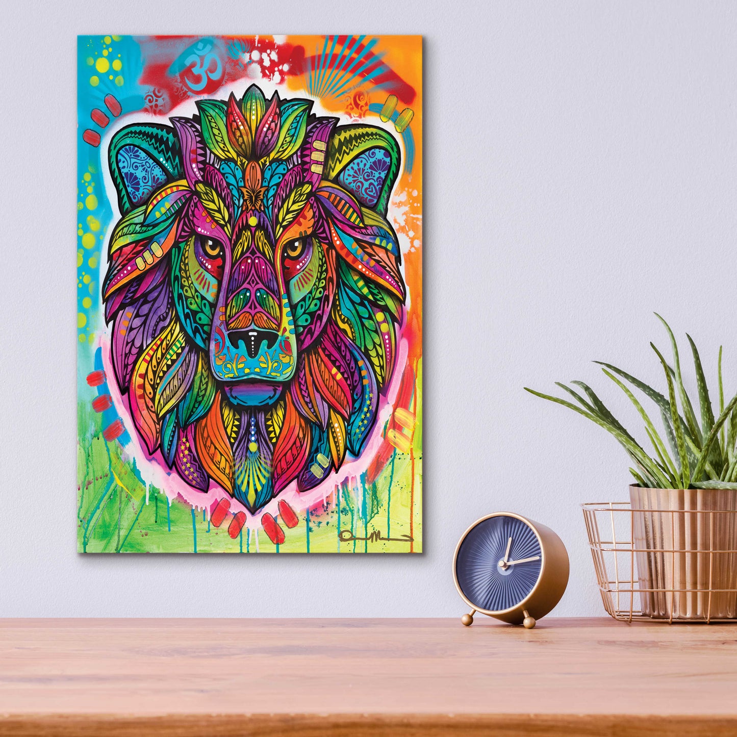 Epic Art 'Lion' by Dean Russo, Acrylic Glass Wall Art,12x16