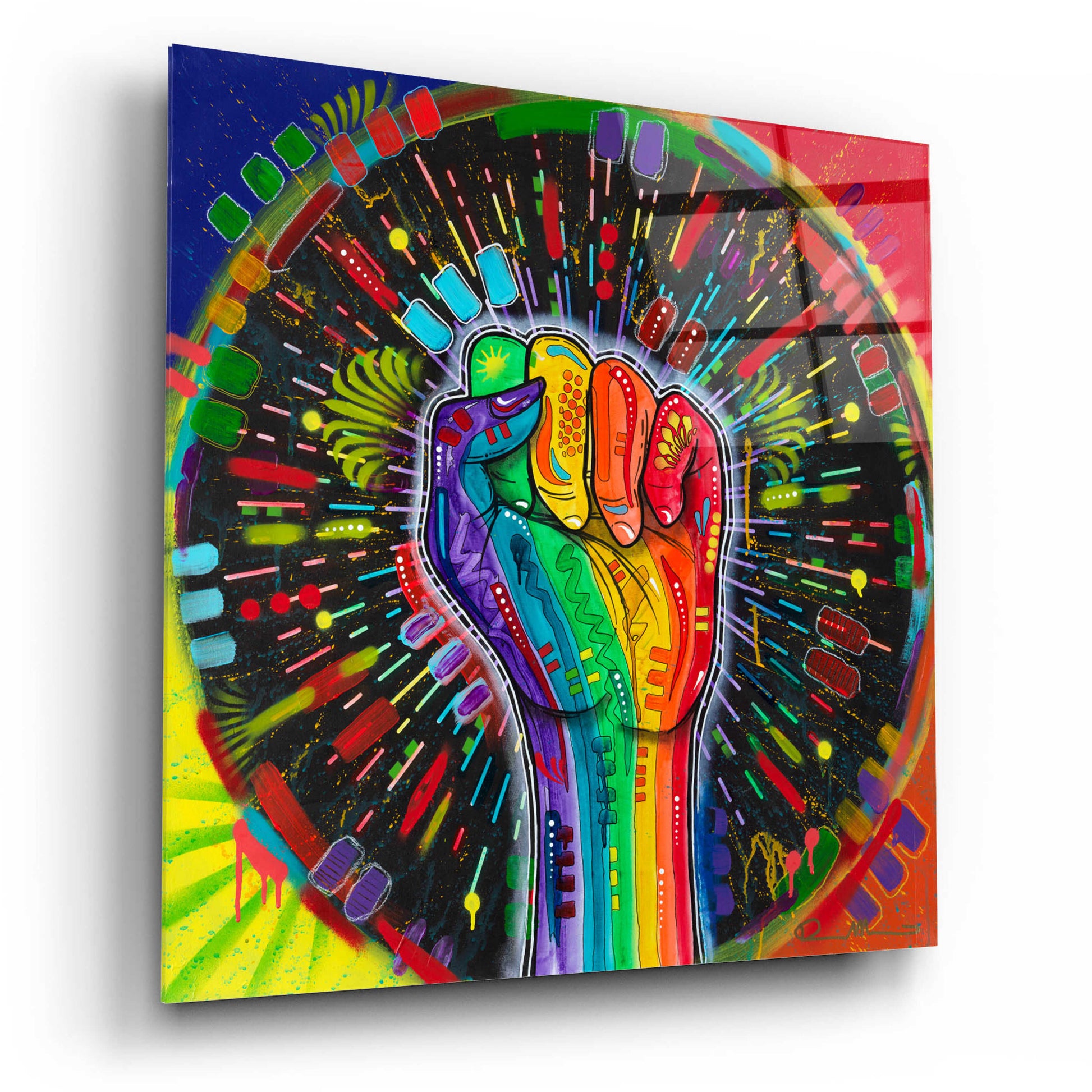 Epic Art 'The Power of Unity' by Dean Russo, Acrylic Glass Wall Art,12x12