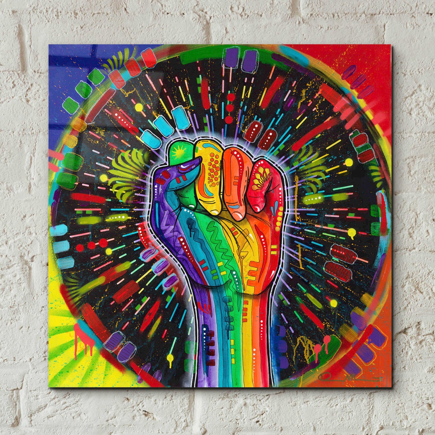 Epic Art 'The Power of Unity' by Dean Russo, Acrylic Glass Wall Art,12x12