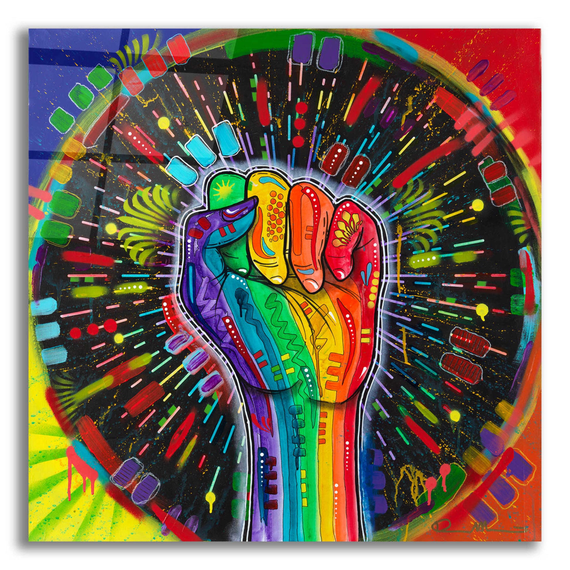 Epic Art 'The Power of Unity' by Dean Russo, Acrylic Glass Wall Art,12x12