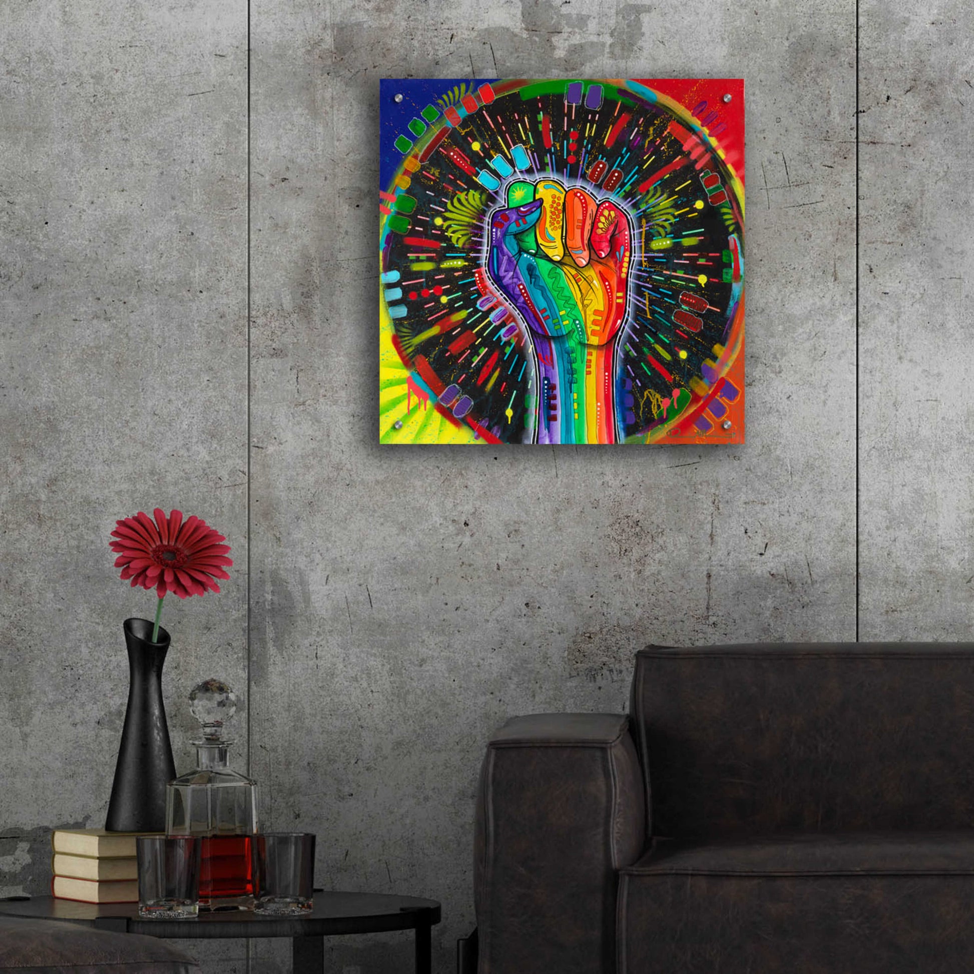 Epic Art 'The Power of Unity' by Dean Russo, Acrylic Glass Wall Art,24x24