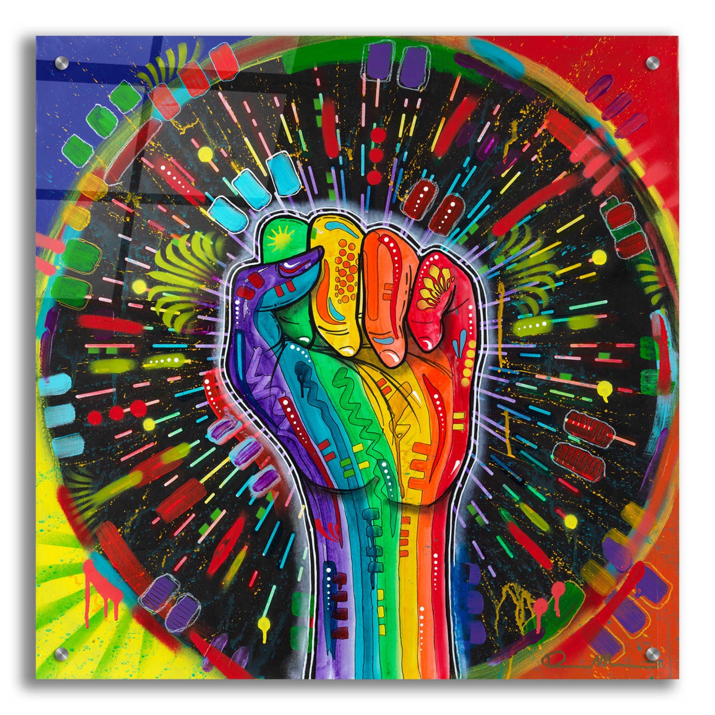 Epic Art 'The Power of Unity' by Dean Russo, Acrylic Glass Wall Art,24x24