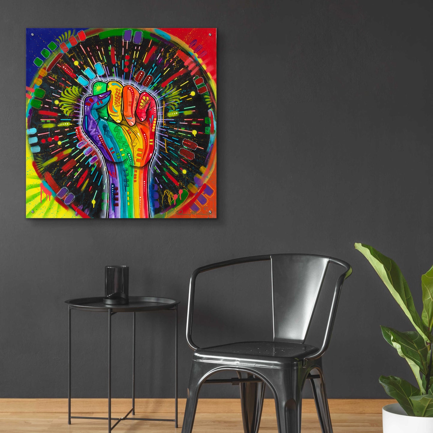 Epic Art 'The Power of Unity' by Dean Russo, Acrylic Glass Wall Art,36x36