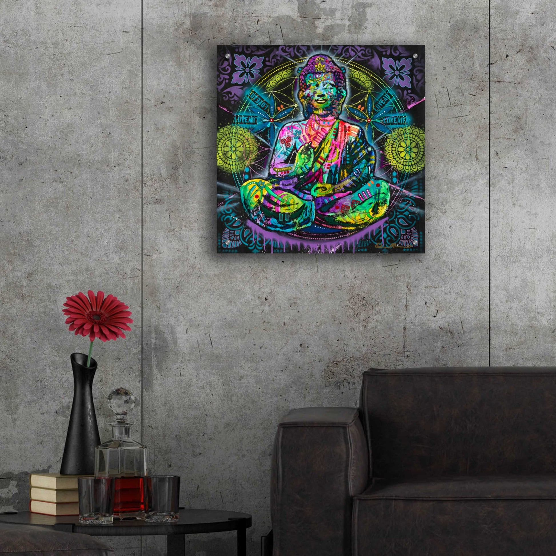 Epic Art 'Infinite Love' by Dean Russo, Acrylic Glass Wall Art,24x24