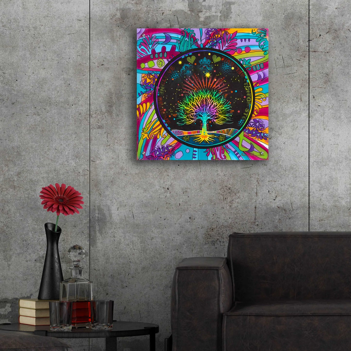 Epic Art 'Believe One' by Dean Russo, Acrylic Glass Wall Art,24x24