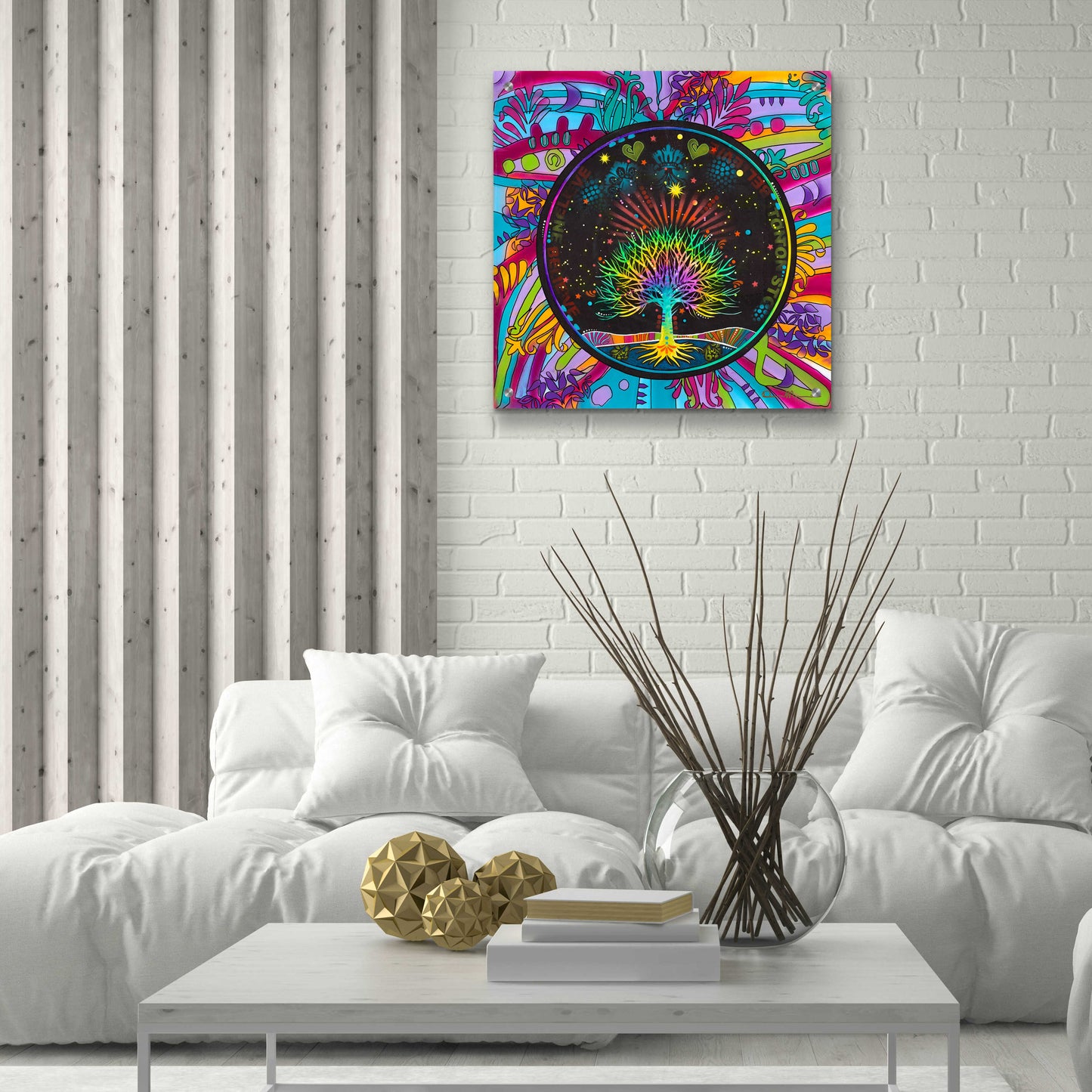 Epic Art 'Believe One' by Dean Russo, Acrylic Glass Wall Art,24x24