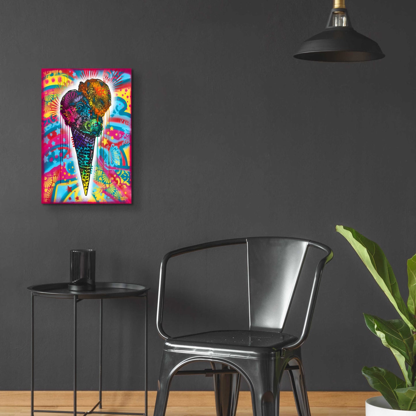 Epic Art 'Ice Cream Cone' by Dean Russo, Acrylic Glass Wall Art,16x24