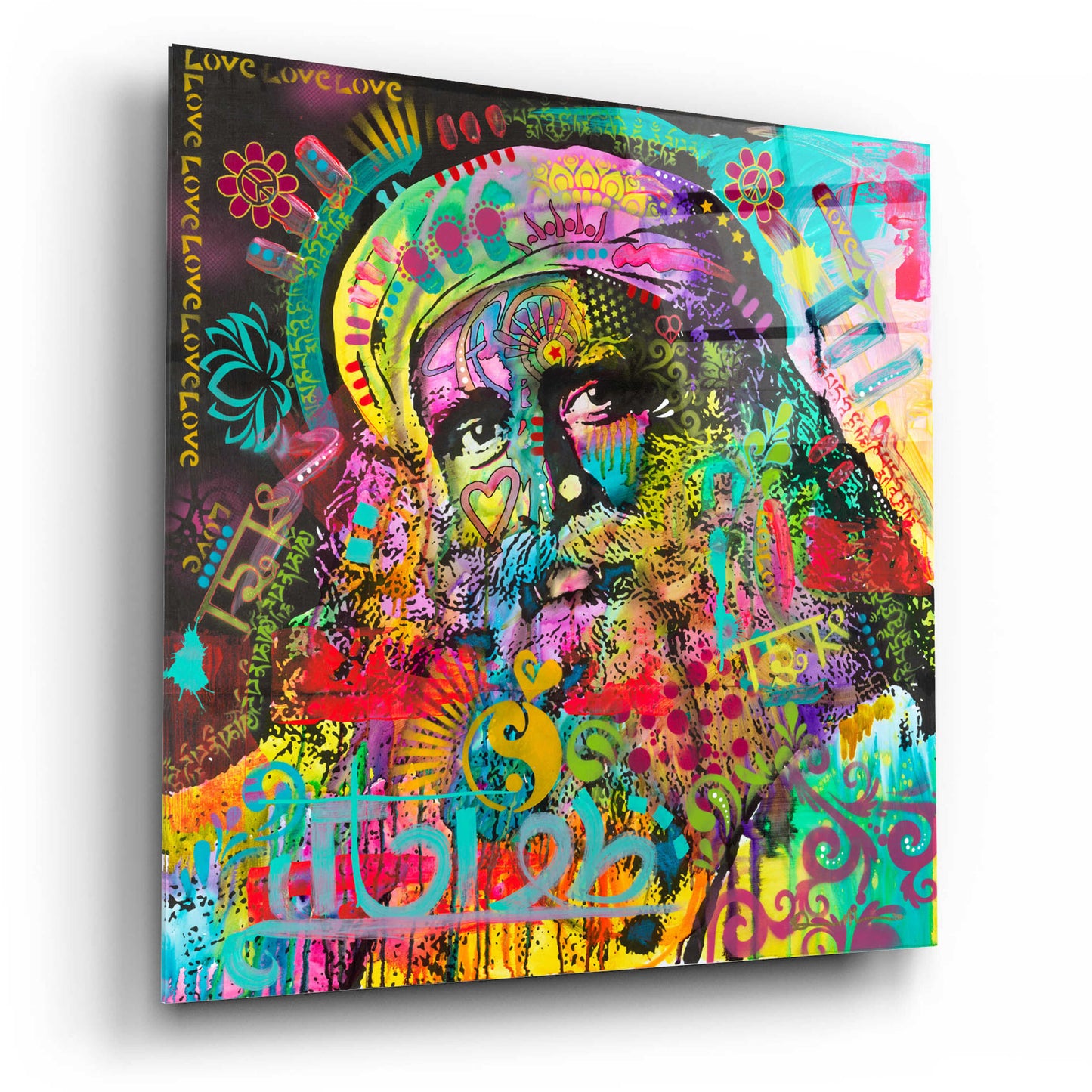 Epic Art 'Sadhguru' by Dean Russo, Acrylic Glass Wall Art,12x12