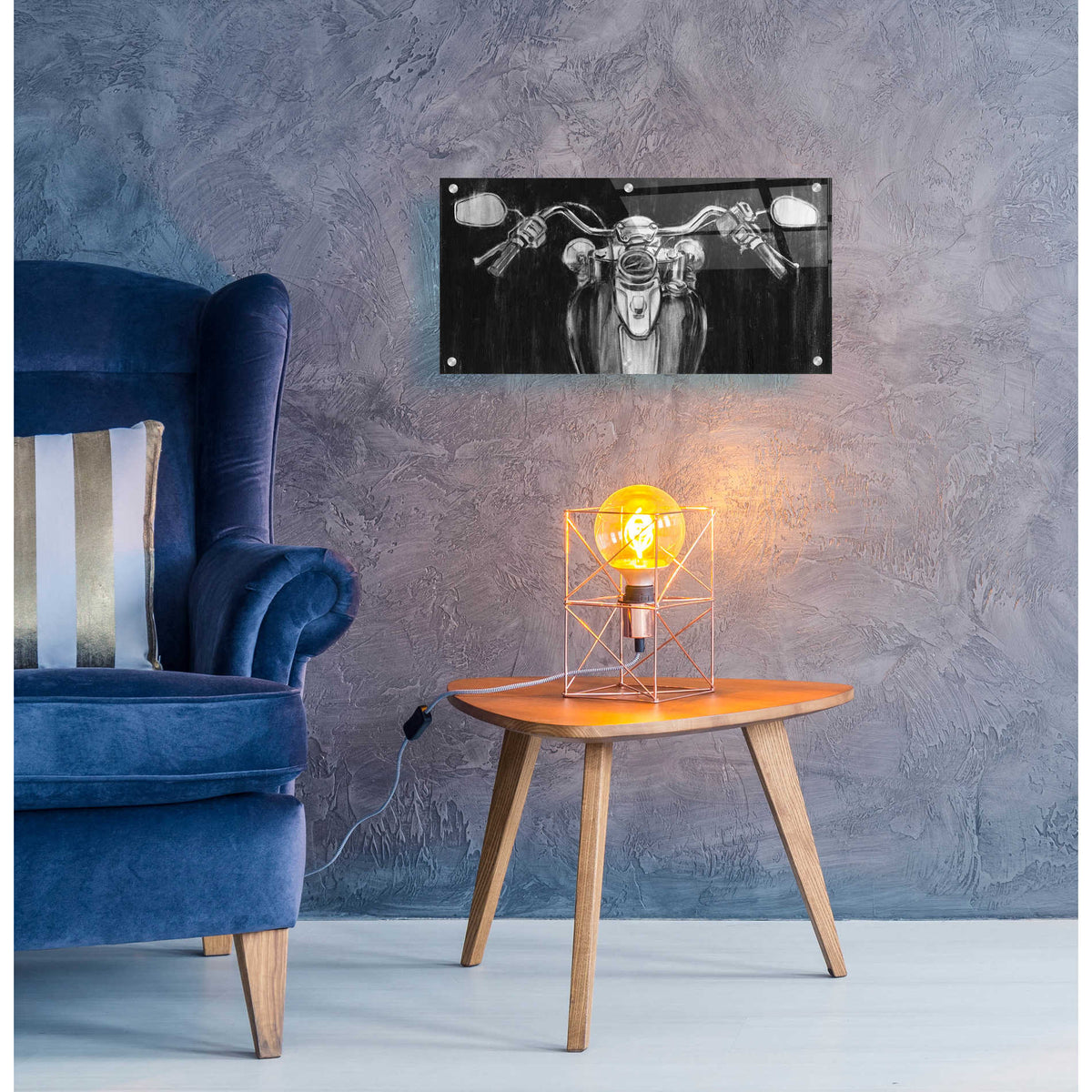 Epic Art 'Looking Forward I' by Ethan Harper, Acrylic Glass Wall Art,24x12