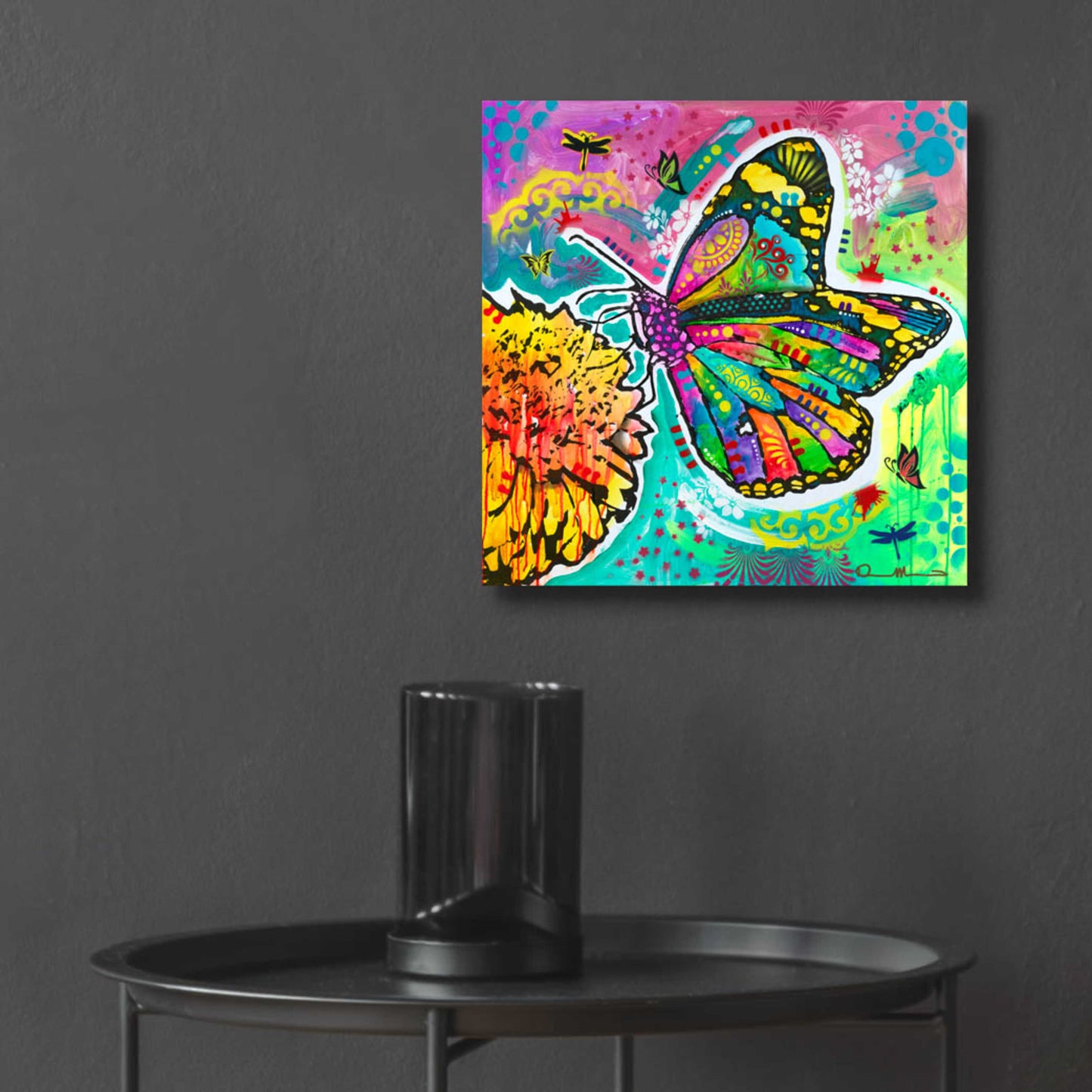 Epic Art 'Dandyfly' by Dean Russo, Acrylic Glass Wall Art,12x12