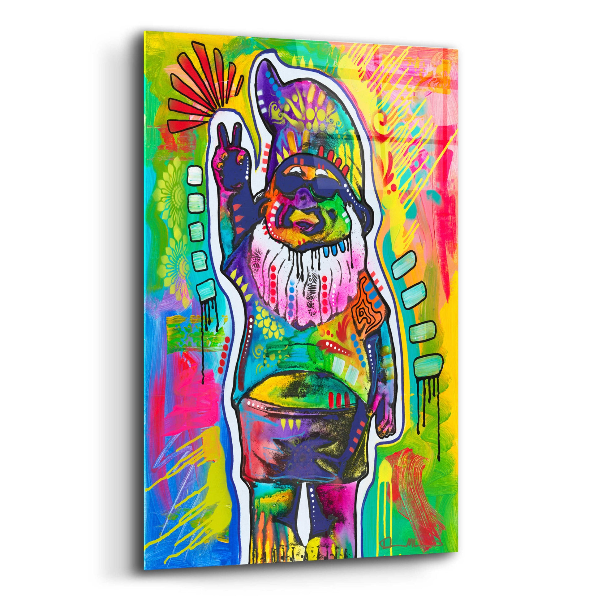 Epic Art 'Gnome' by Dean Russo, Acrylic Glass Wall Art,12x16