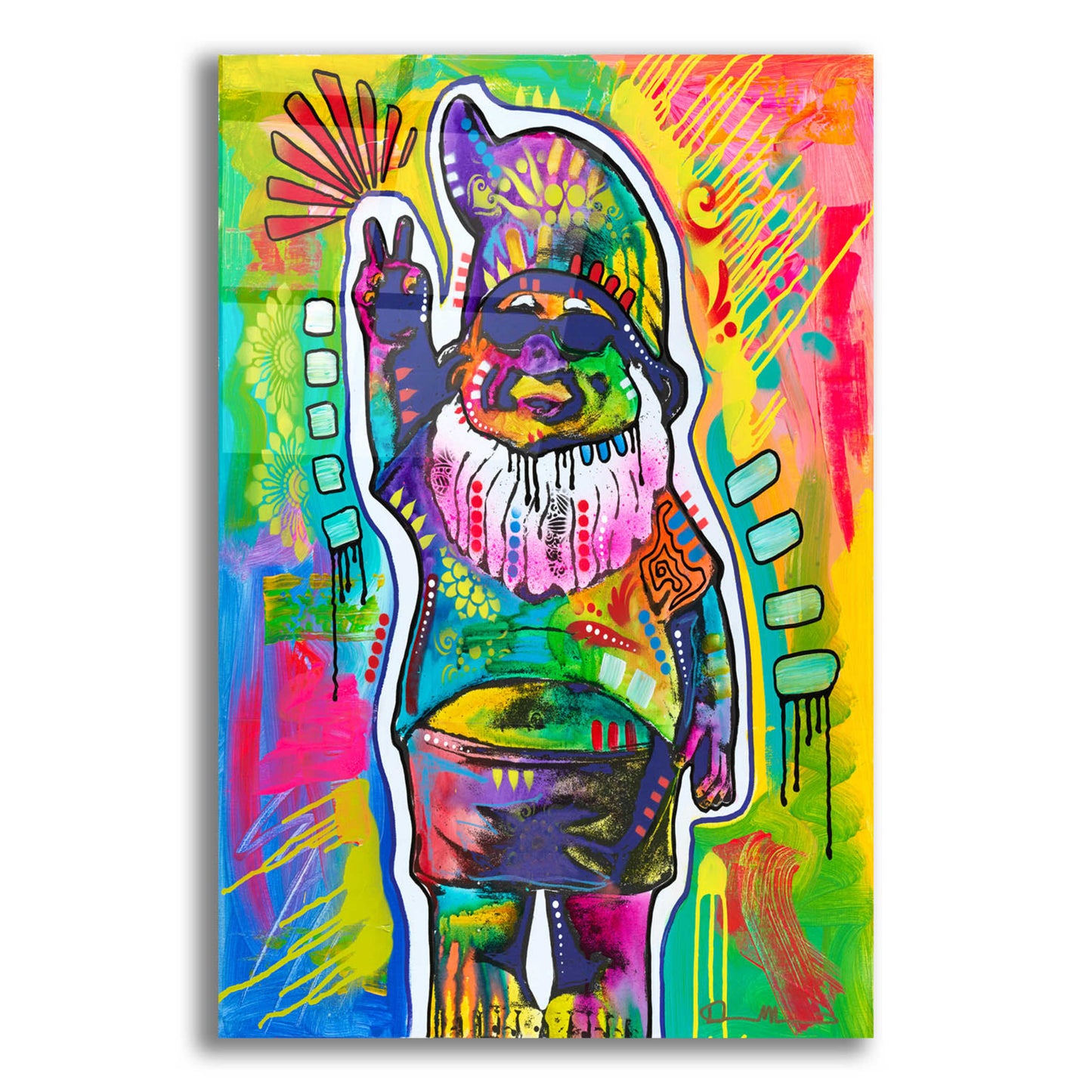 Epic Art 'Gnome' by Dean Russo, Acrylic Glass Wall Art,12x16