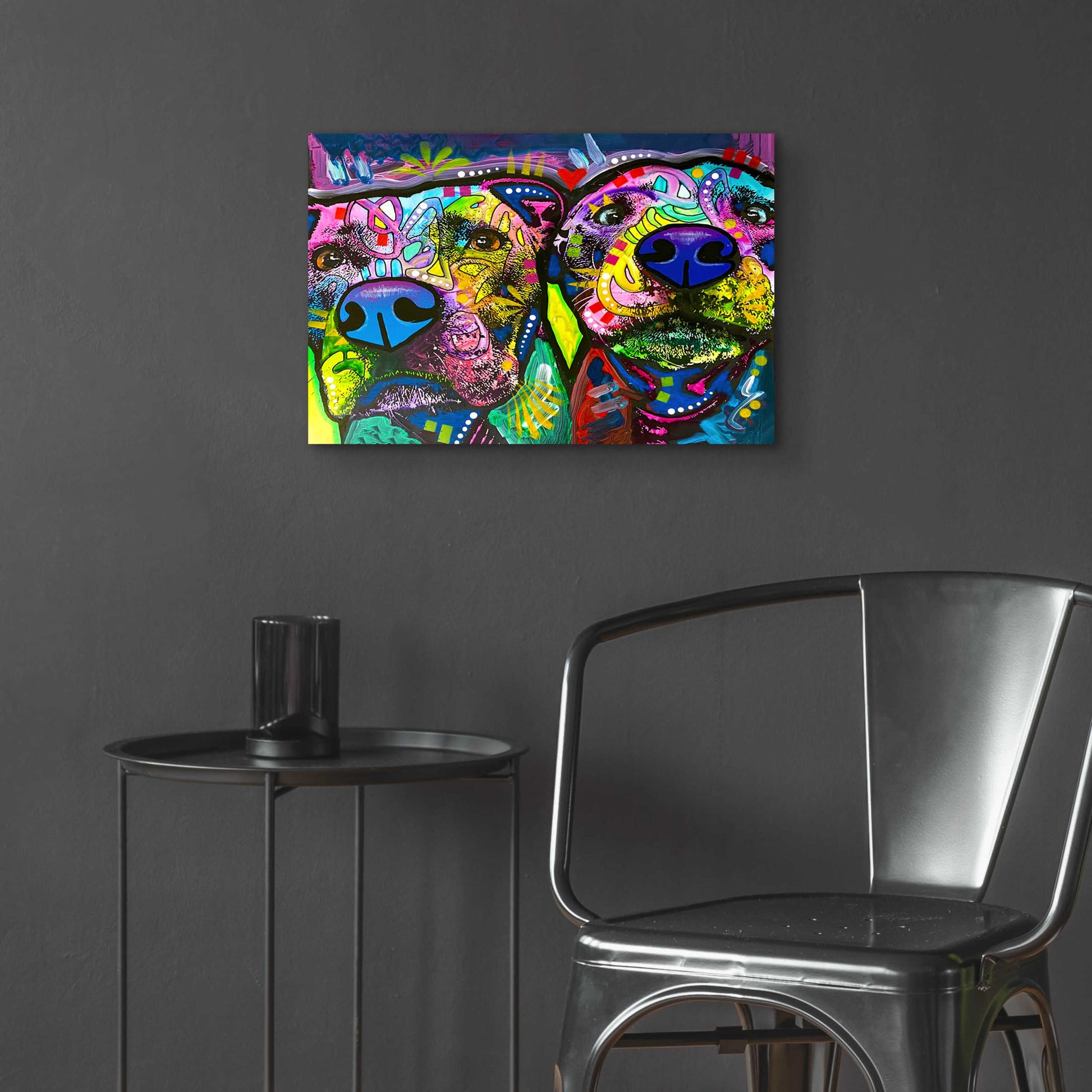 Epic Art 'Double Trouble' by Dean Russo, Acrylic Glass Wall Art,24x16