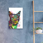 Epic Art 'Green Eyes' by Dean Russo, Acrylic Glass Wall Art,16x24