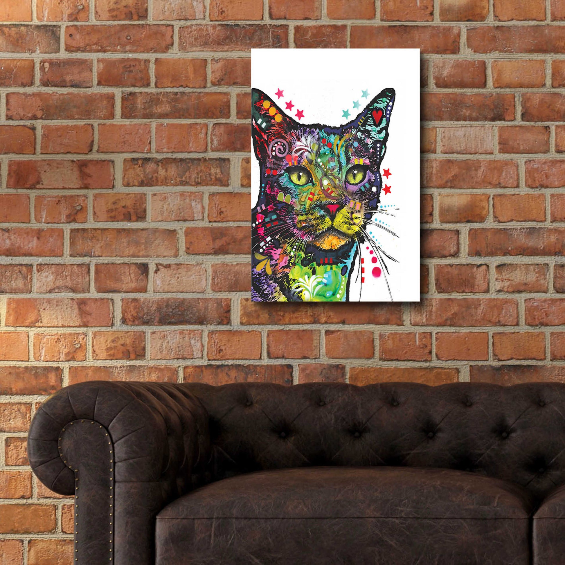 Epic Art 'Green Eyes' by Dean Russo, Acrylic Glass Wall Art,16x24