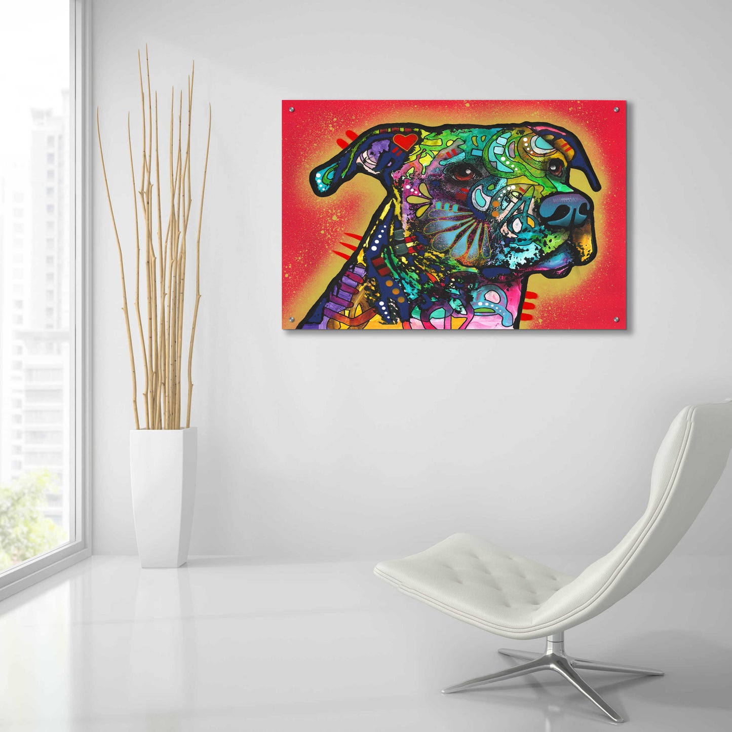 Epic Art 'Horizon' by Dean Russo, Acrylic Glass Wall Art,36x24