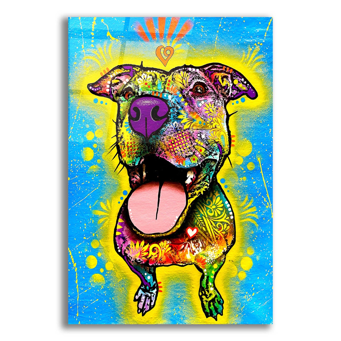 Epic Art 'Laughter' by Dean Russo, Acrylic Glass Wall Art,12x16