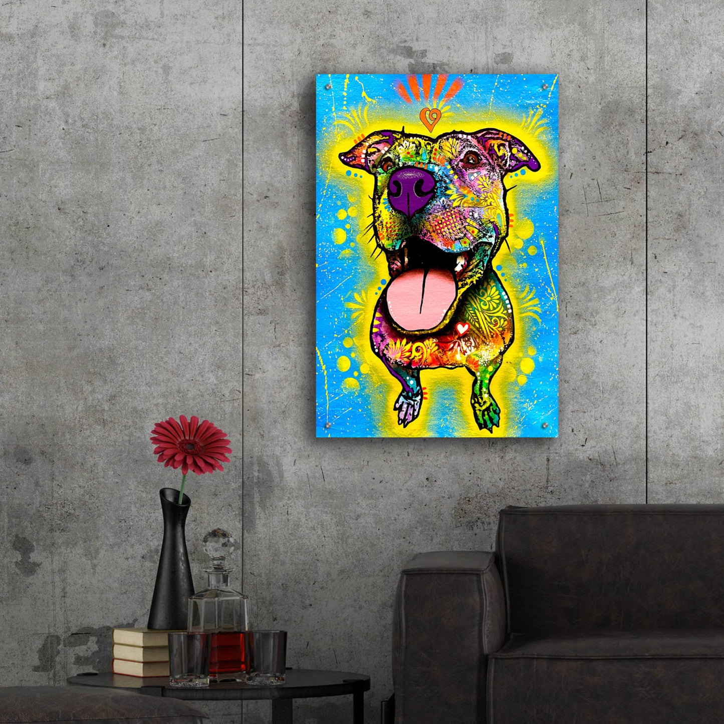 Epic Art 'Laughter' by Dean Russo, Acrylic Glass Wall Art,24x36