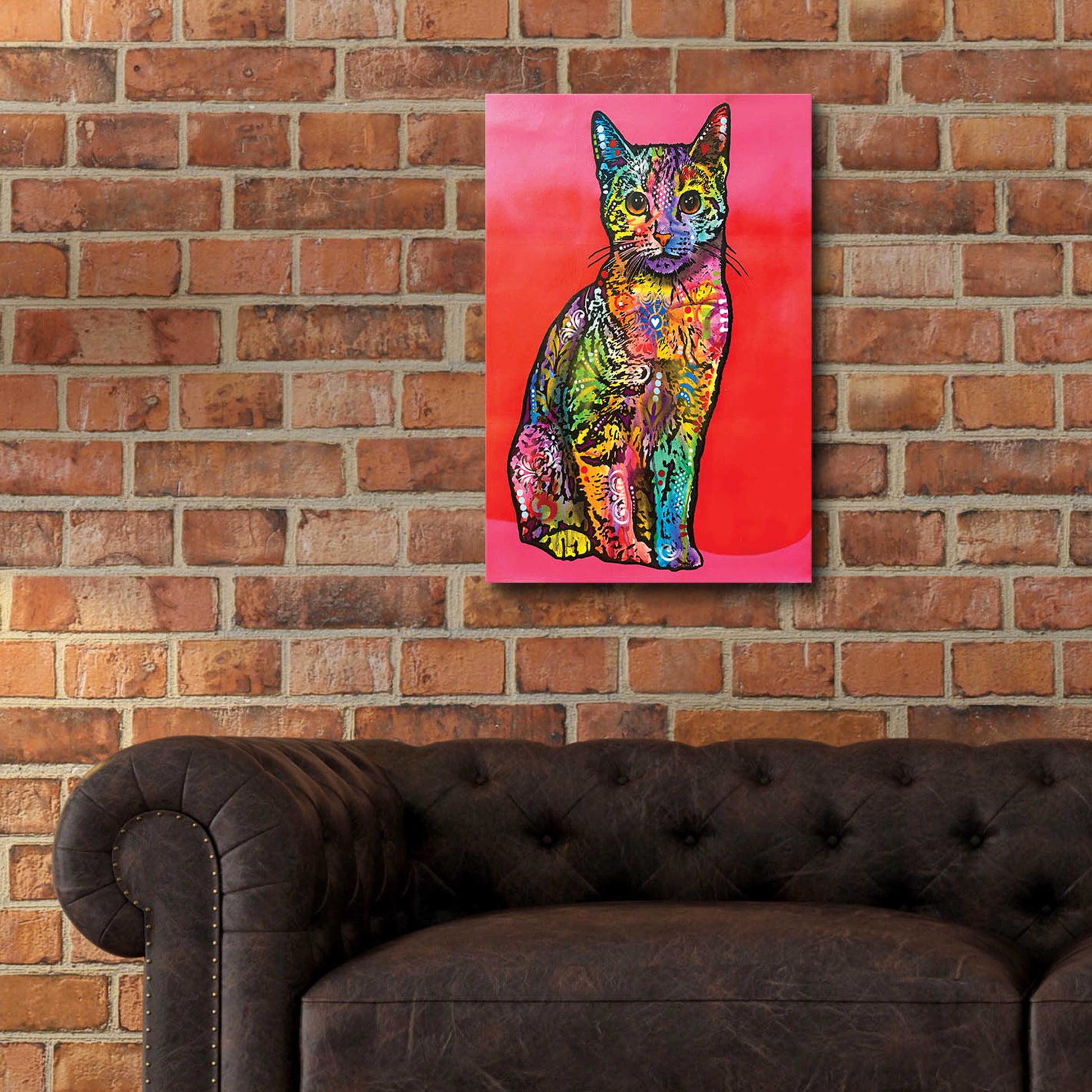 Epic Art 'Loving Cat' by Dean Russo, Acrylic Glass Wall Art,16x24