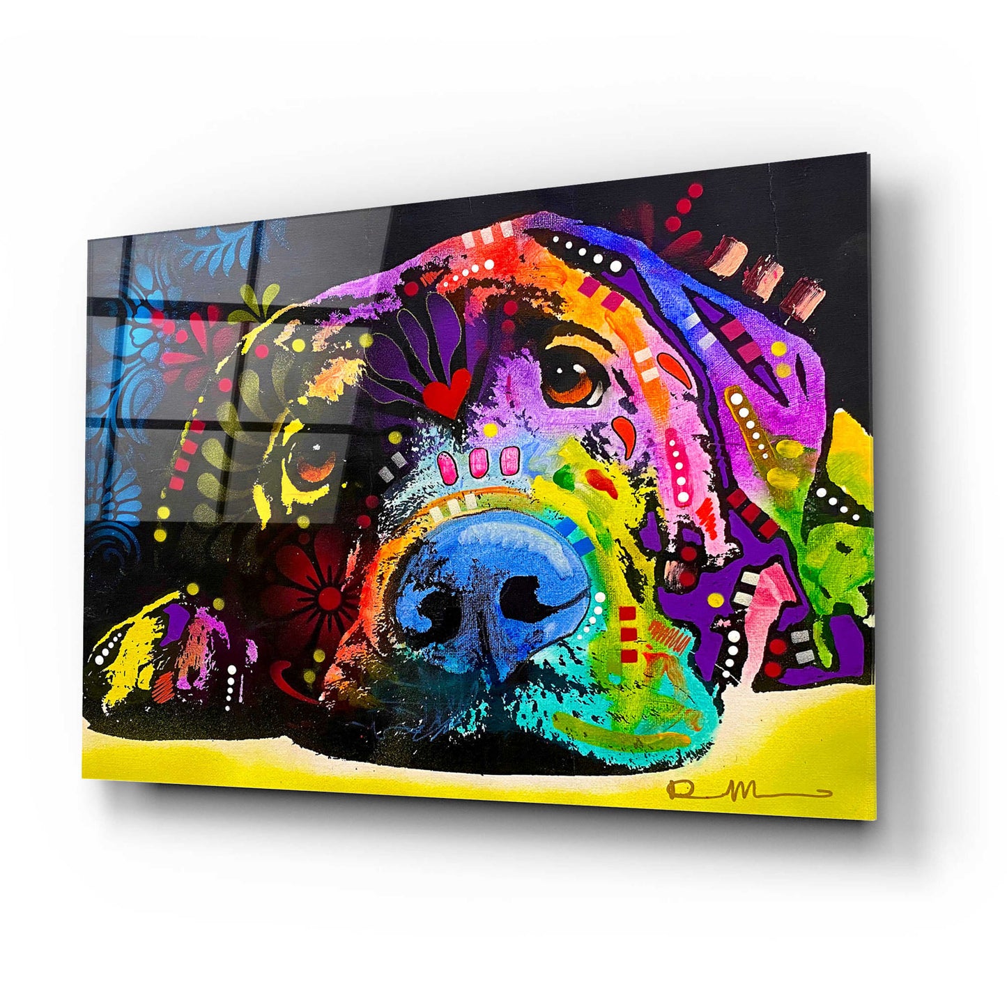 Epic Art 'Lying Lab 2' by Dean Russo, Acrylic Glass Wall Art,24x16