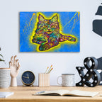 Epic Art 'Maine Coon 2' by Dean Russo, Acrylic Glass Wall Art,16x12