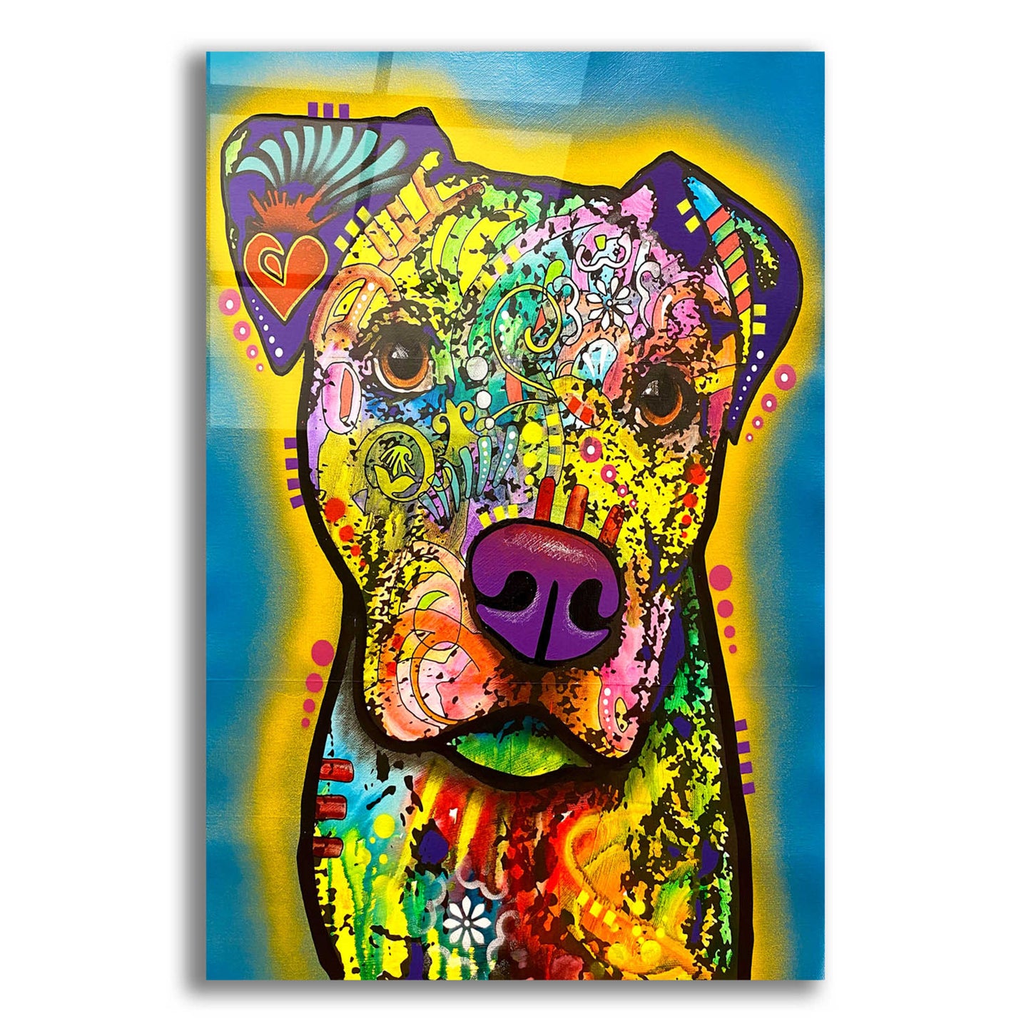 Epic Art 'Mom Said You Have To Play With Me' by Dean Russo, Acrylic Glass Wall Art,,12x16