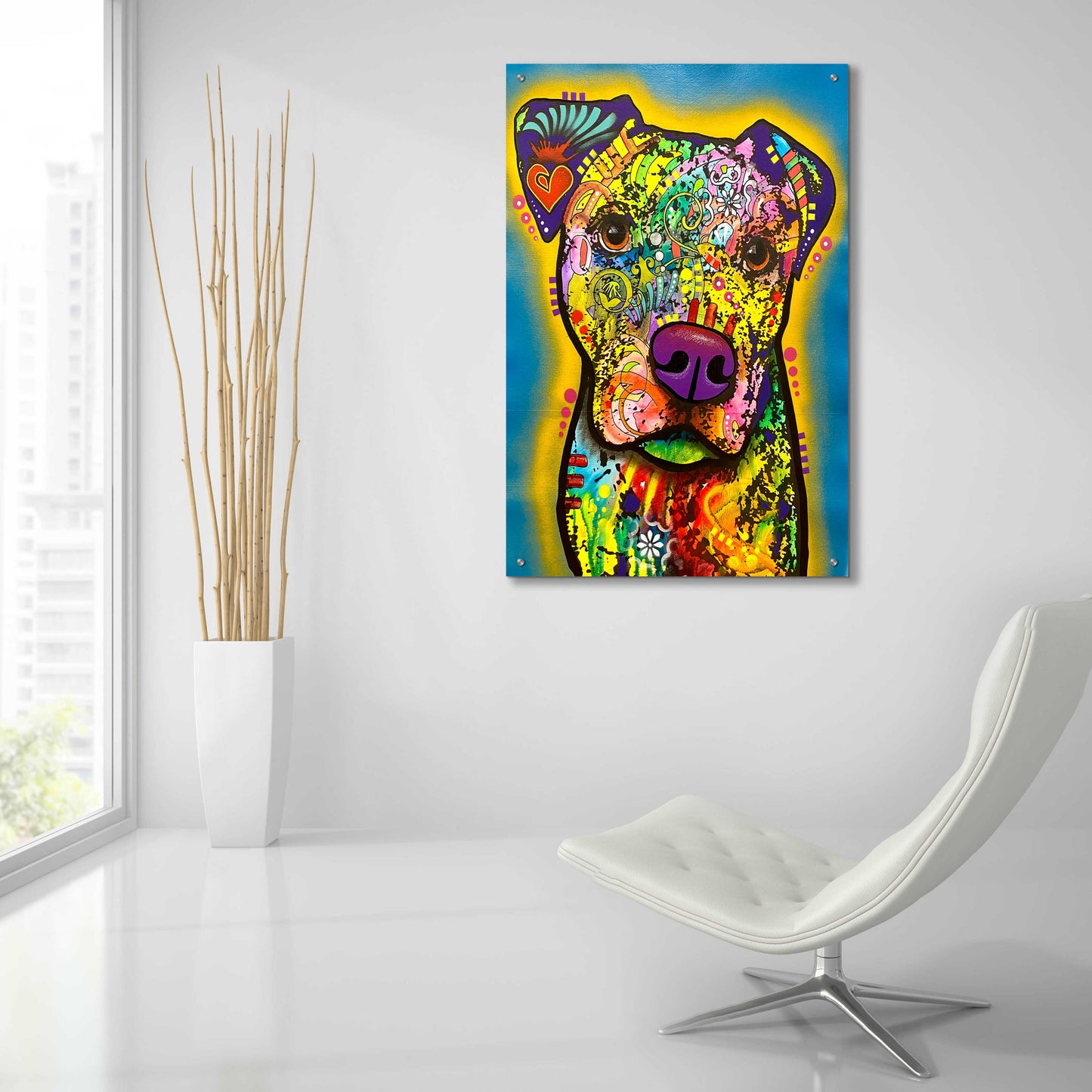 Epic Art 'Mom Said You Have To Play With Me' by Dean Russo, Acrylic Glass Wall Art,,24x36