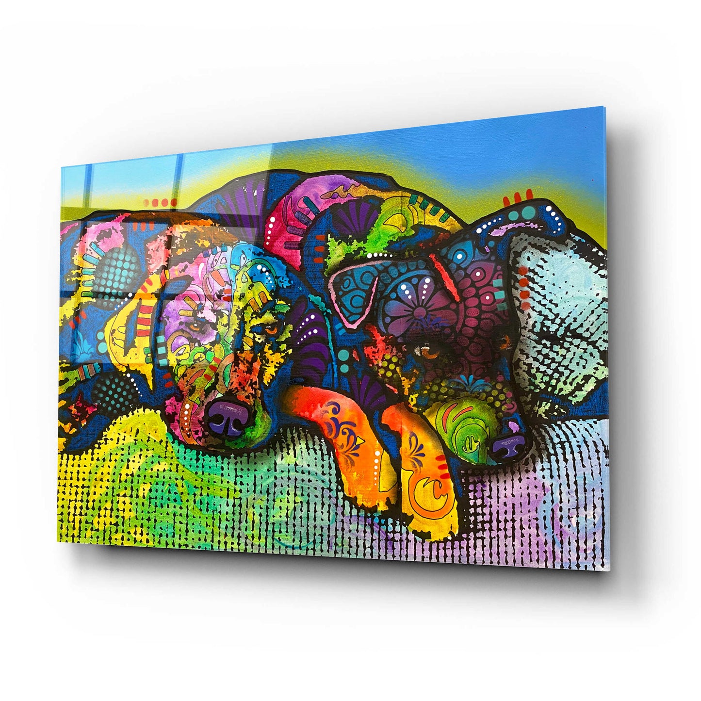 Epic Art 'Is It Worth Getting Up For' by Dean Russo, Acrylic Glass Wall Art,,24x16