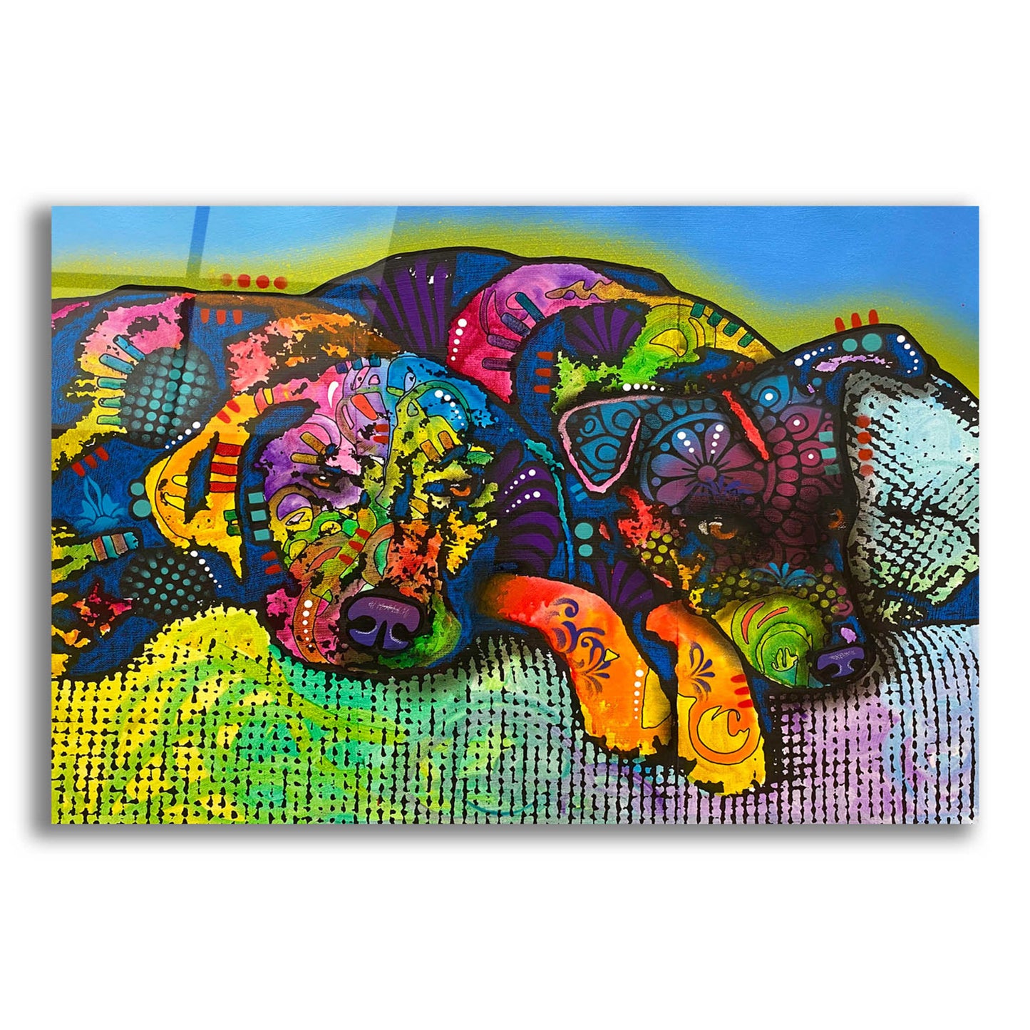 Epic Art 'Is It Worth Getting Up For' by Dean Russo, Acrylic Glass Wall Art,,24x16