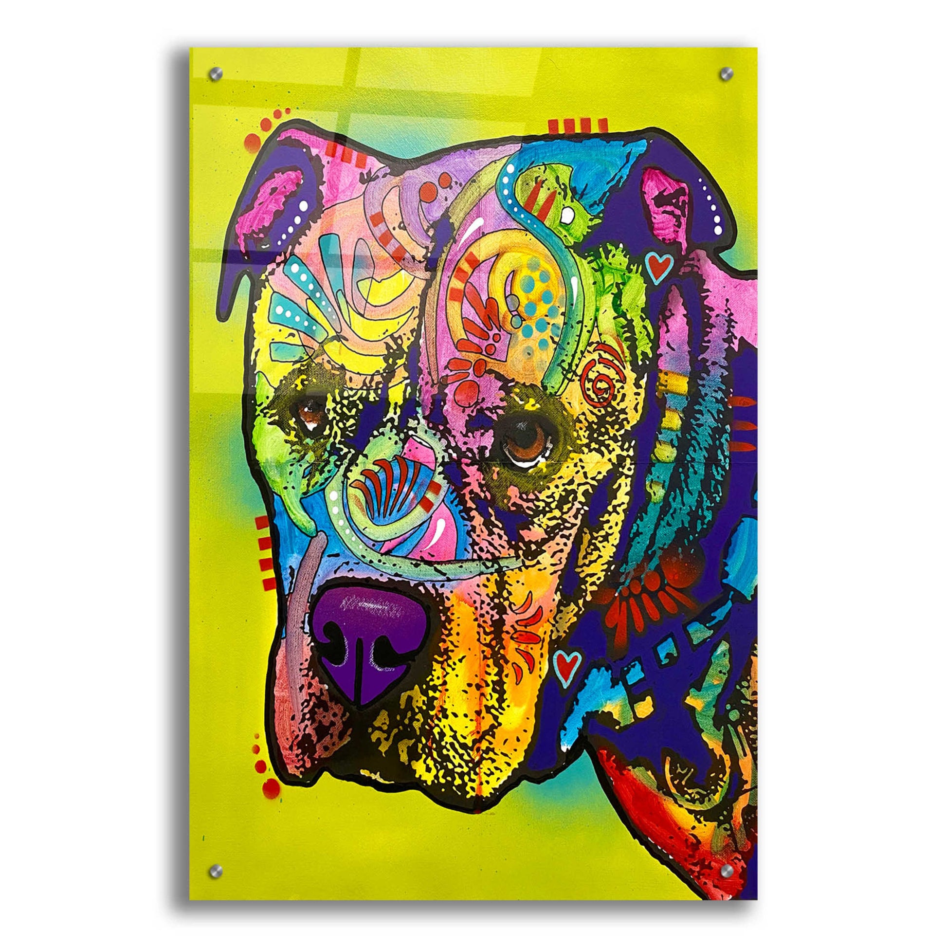 Epic Art 'Please Repeat I Wasn’t Listening' by Dean Russo, Acrylic Glass Wall Art,,24x36