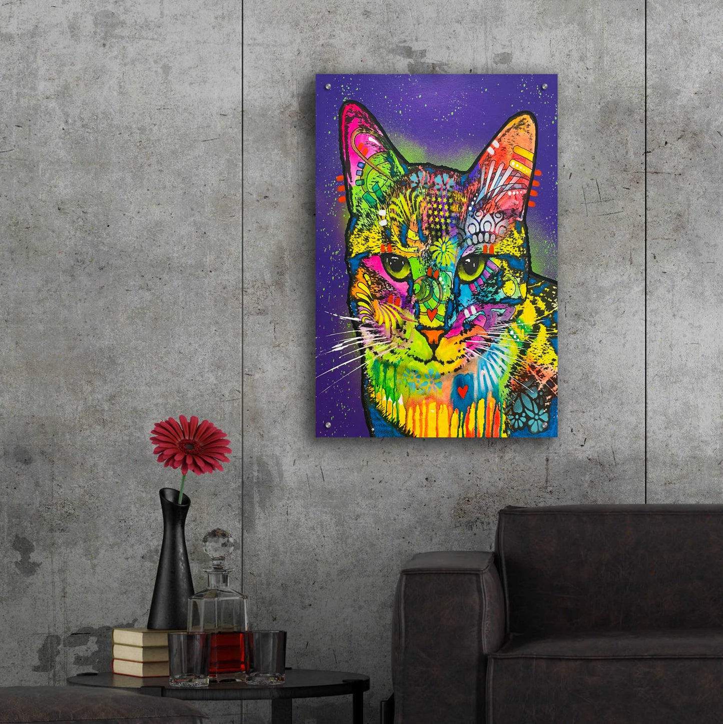 Epic Art 'Got Any Scritches For Me' by Dean Russo, Acrylic Glass Wall Art,,24x36