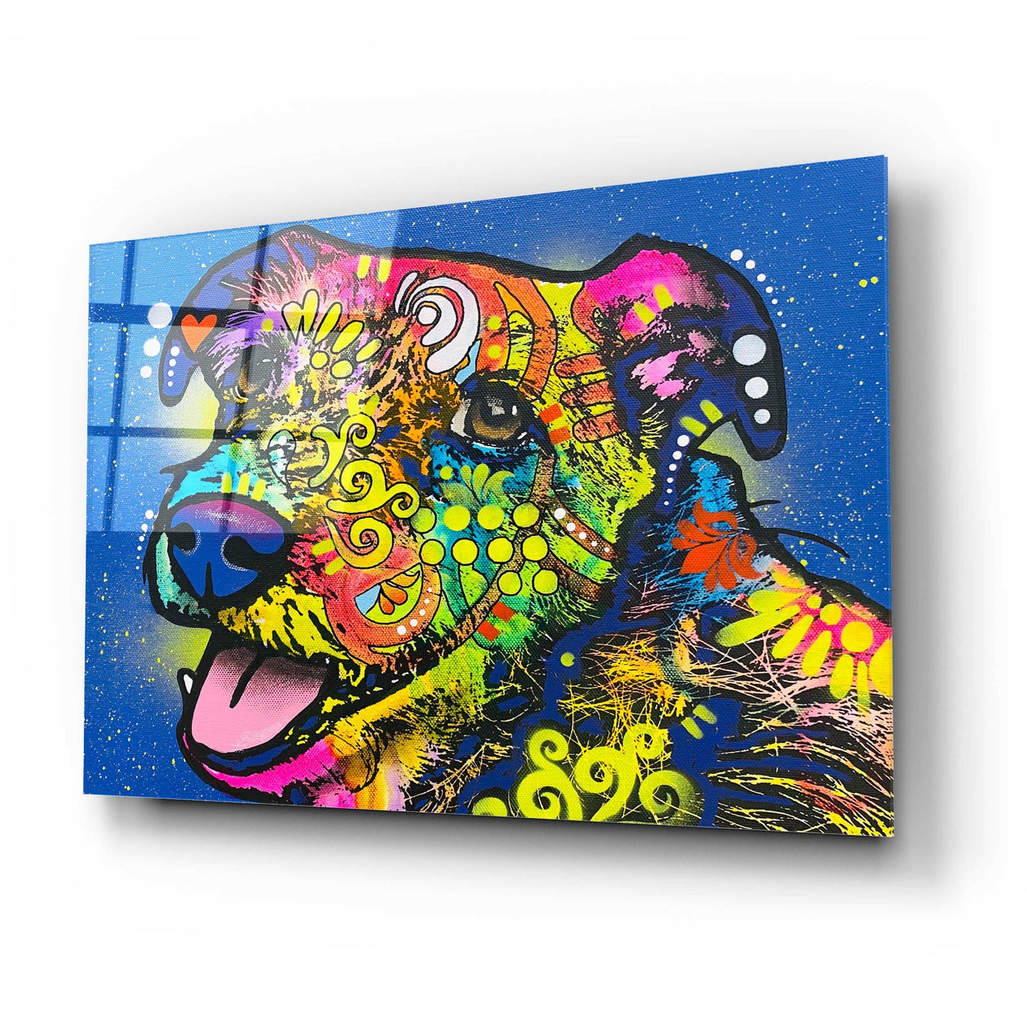 Epic Art 'I Wuv You' by Dean Russo, Acrylic Glass Wall Art,,24x16