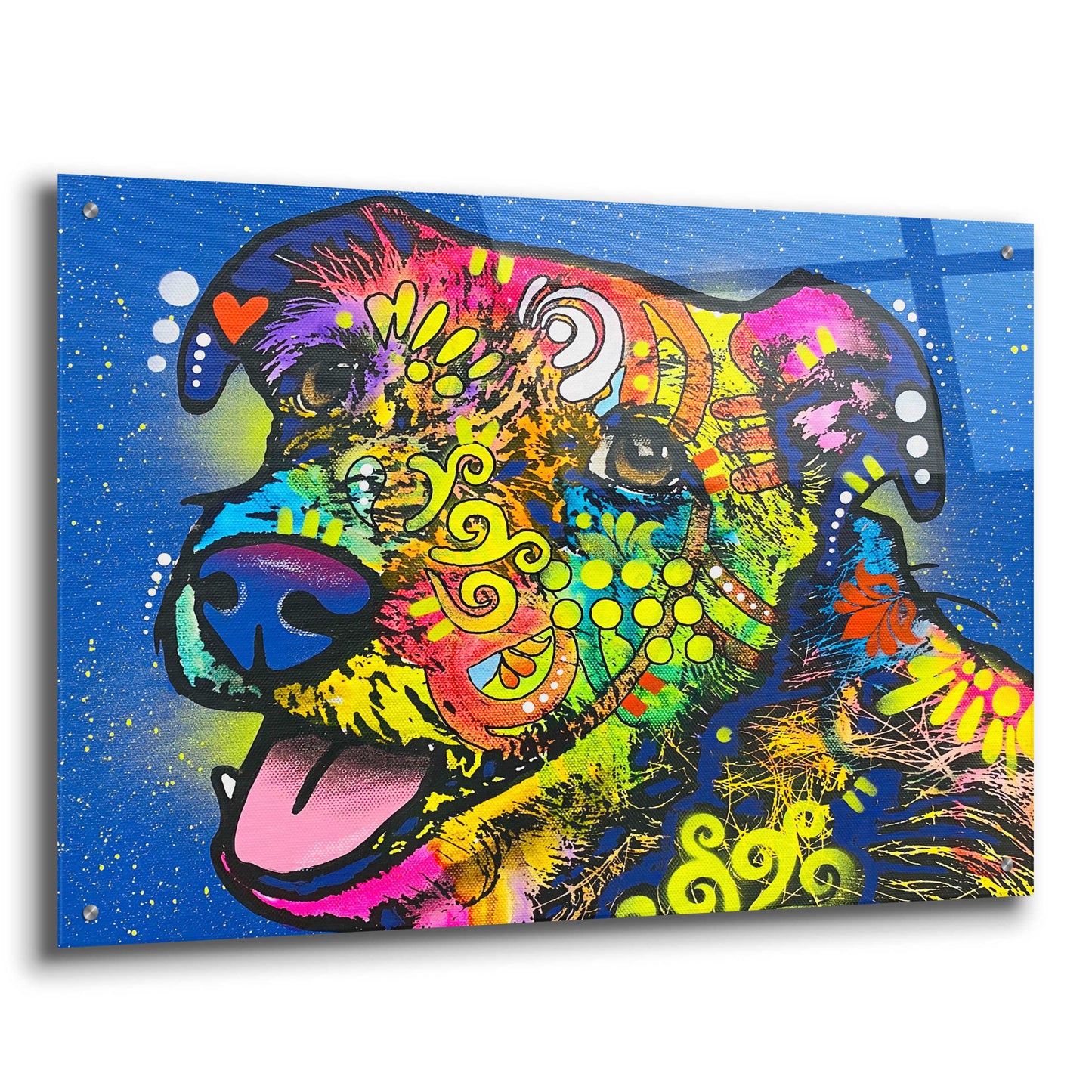 Epic Art 'I Wuv You' by Dean Russo, Acrylic Glass Wall Art,,36x24