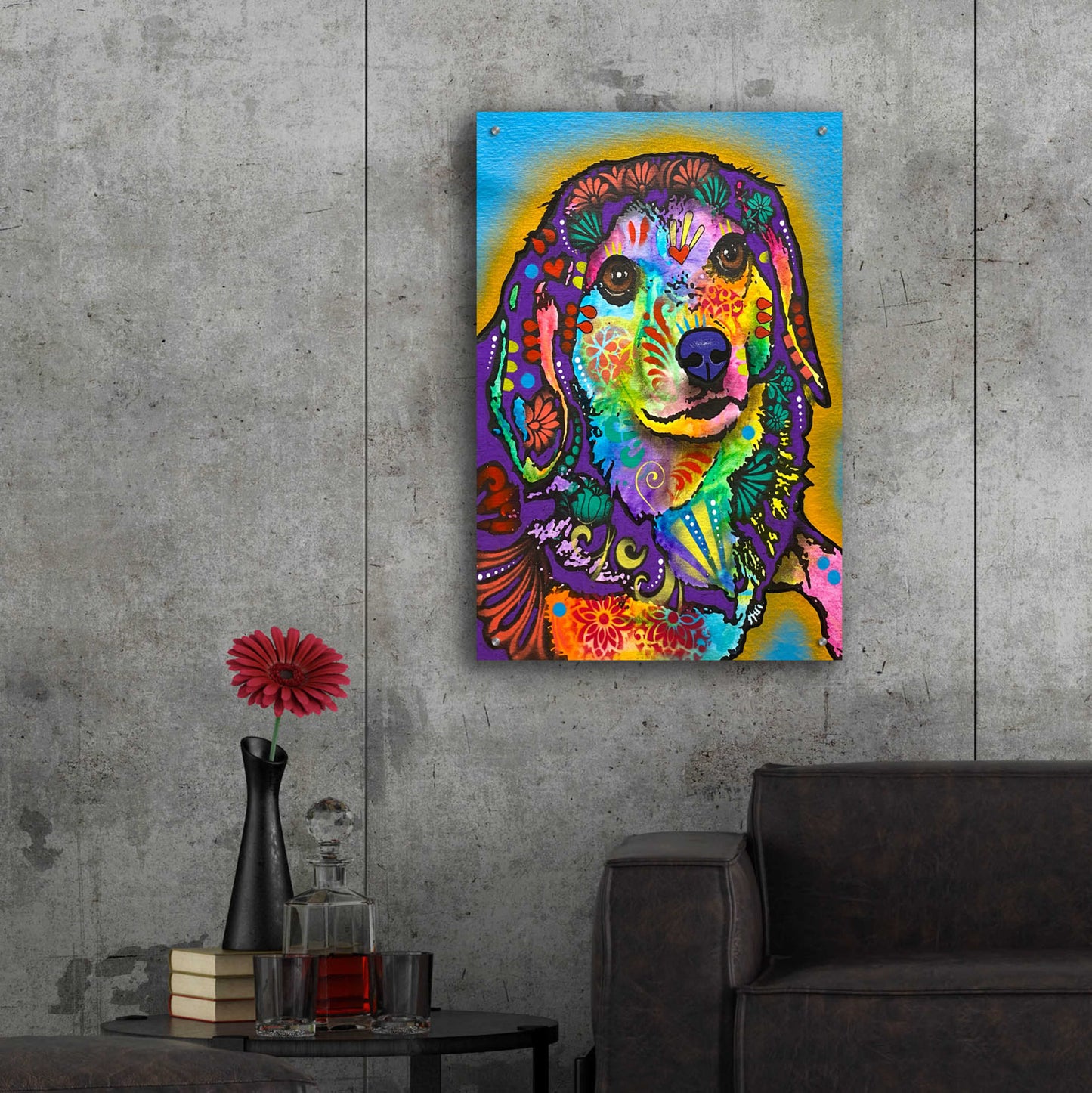 Epic Art 'I Love You Daddy' by Dean Russo, Acrylic Glass Wall Art,,24x36