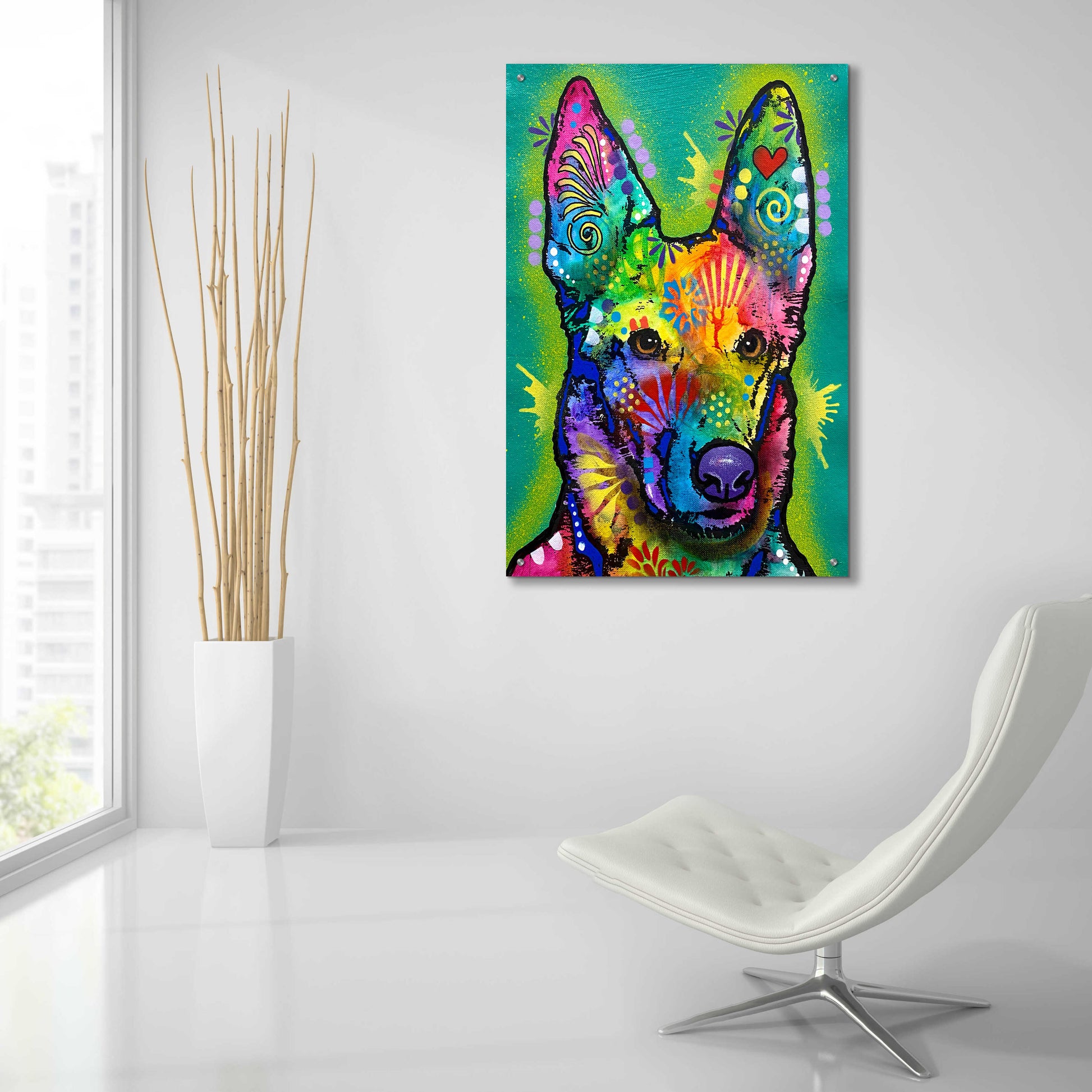 Epic Art 'I See What You Did There' by Dean Russo, Acrylic Glass Wall Art,,24x36