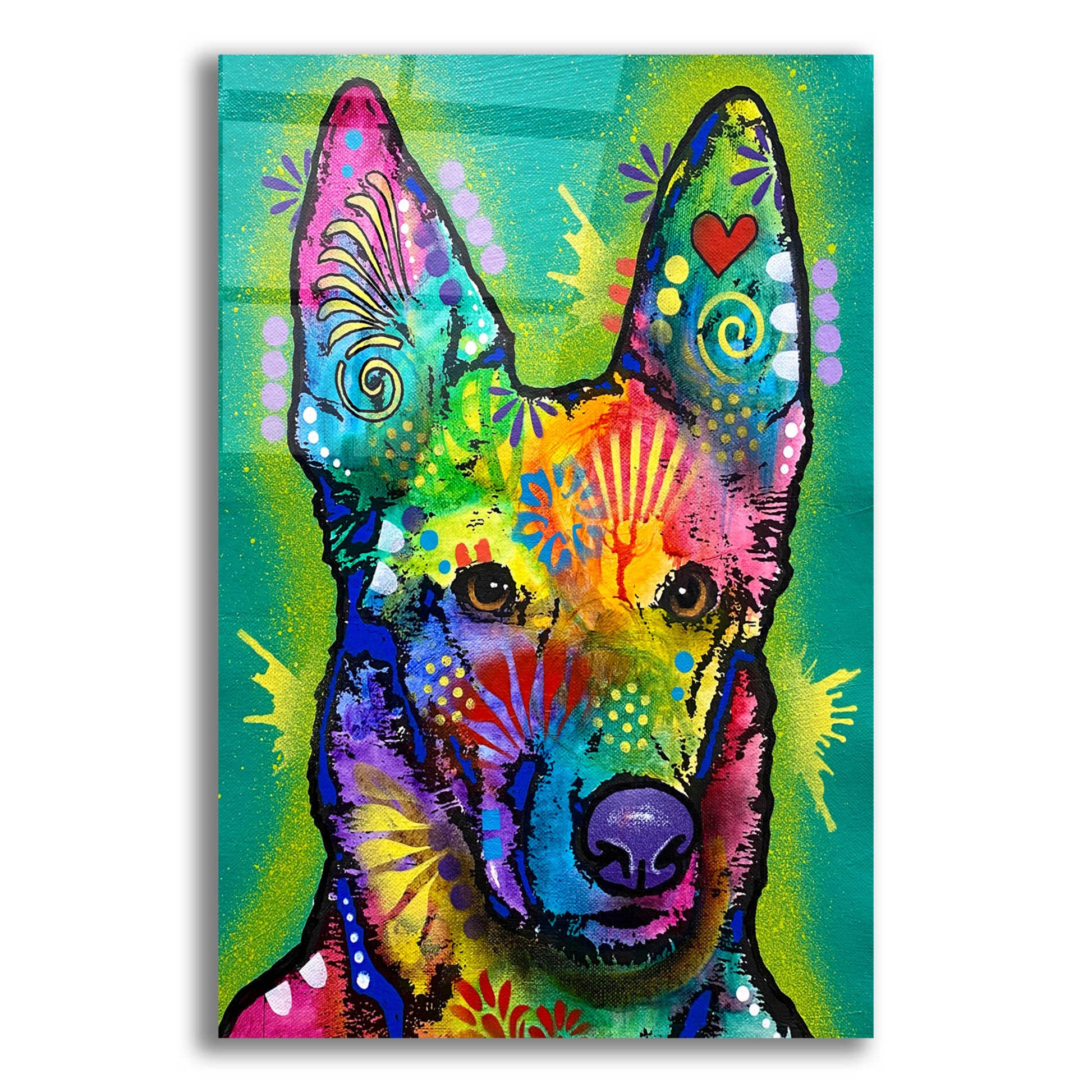 Epic Art 'I See What You Did There' by Dean Russo, Acrylic Glass Wall Art,