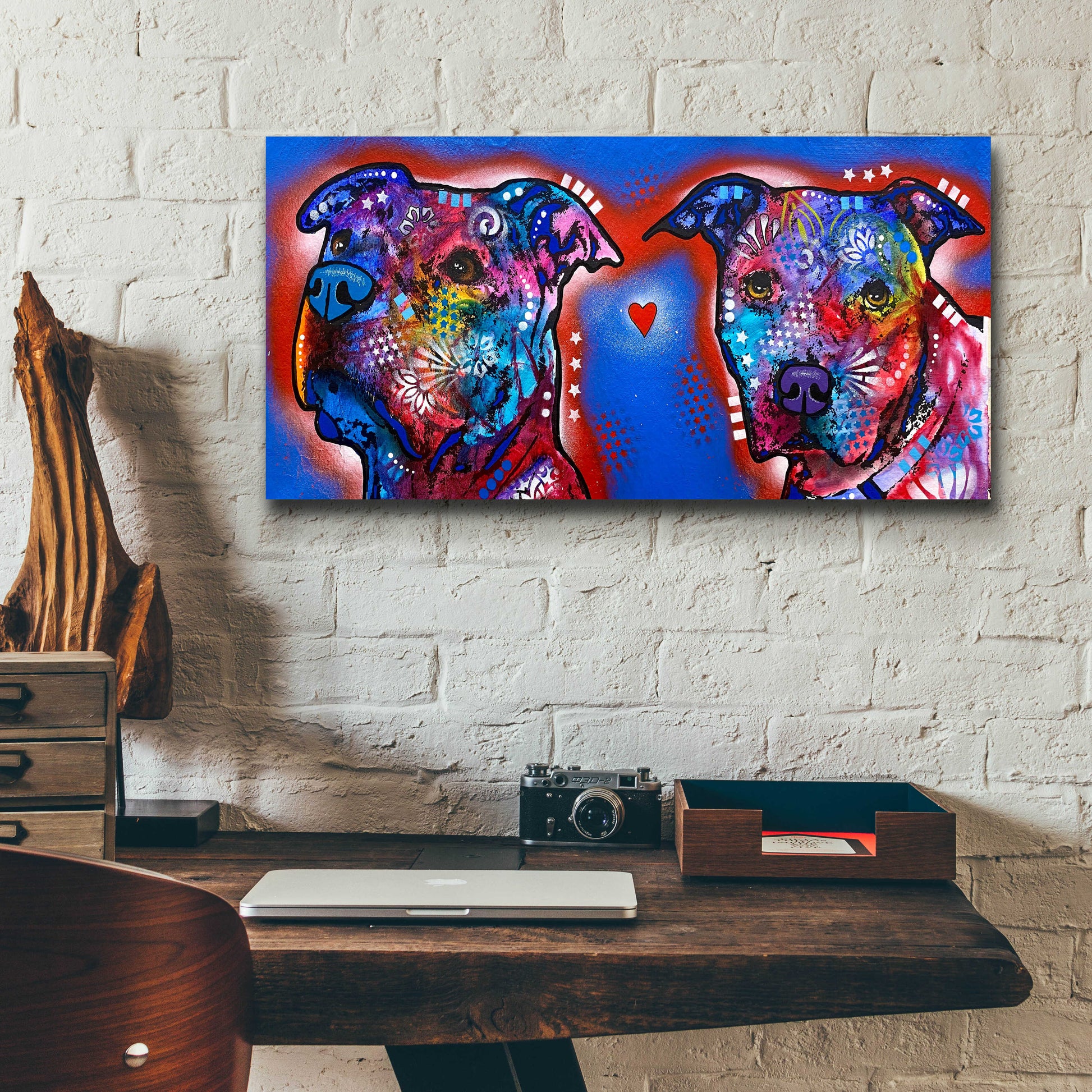 Epic Art 'Camera One and Camera Two' by Dean Russo, Acrylic Glass Wall Art,,24x12