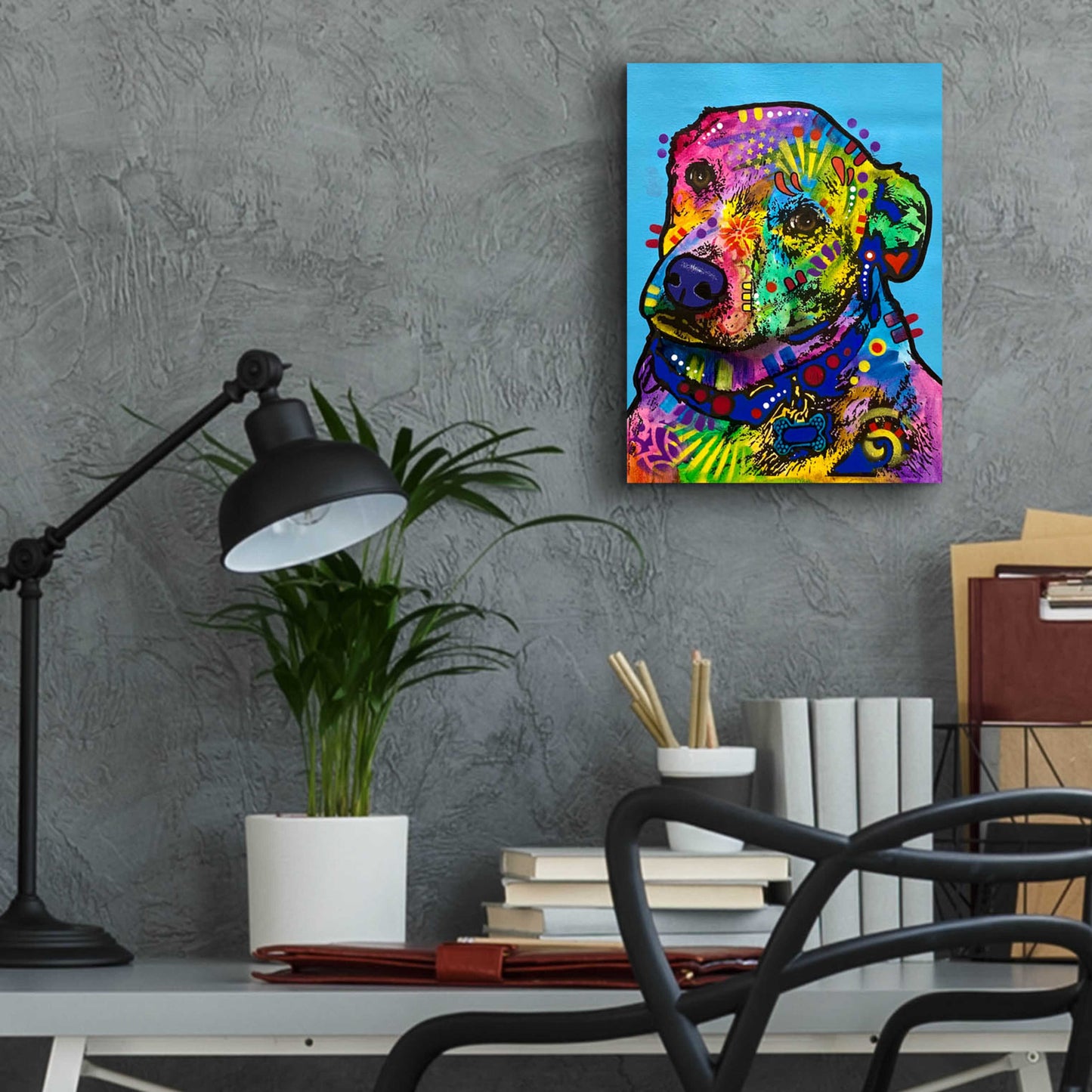 Epic Art 'Heckin Excited' by Dean Russo, Acrylic Glass Wall Art,,12x16