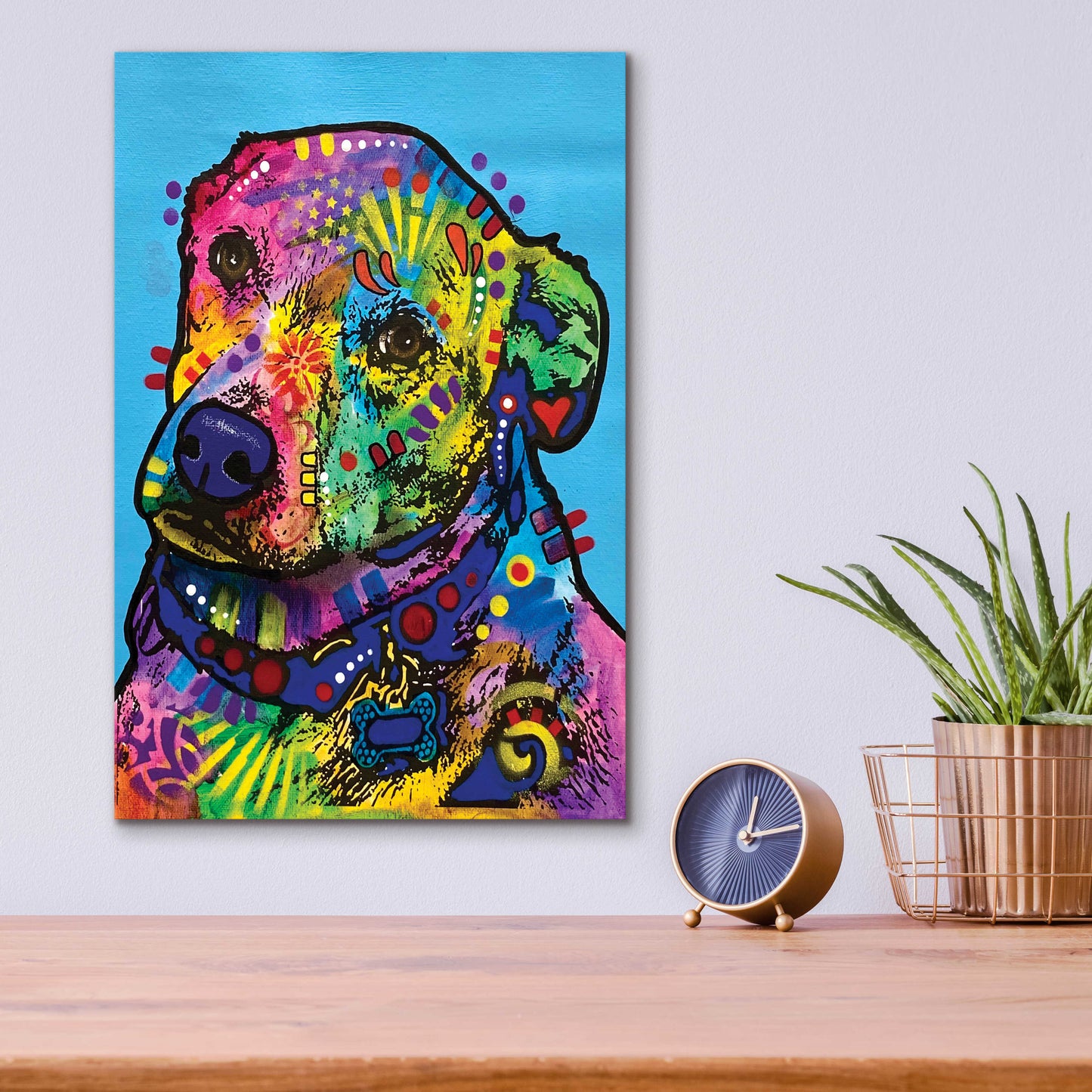 Epic Art 'Heckin Excited' by Dean Russo, Acrylic Glass Wall Art,,12x16