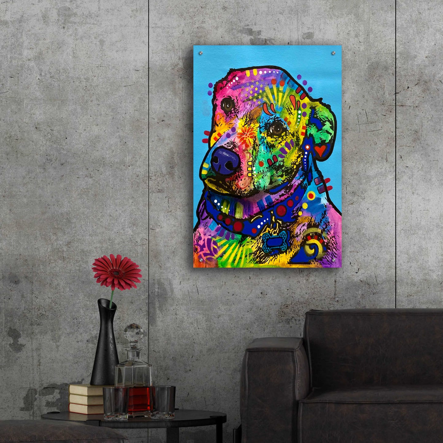 Epic Art 'Heckin Excited' by Dean Russo, Acrylic Glass Wall Art,,24x36