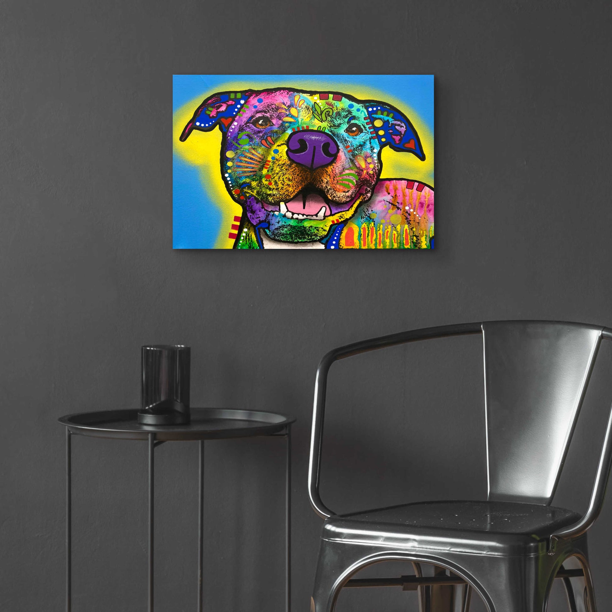 Epic Art 'Doggie Dog' by Dean Russo, Acrylic Glass Wall Art,24x16