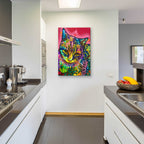 Epic Art 'Am Smol' by Dean Russo, Acrylic Glass Wall Art,24x36