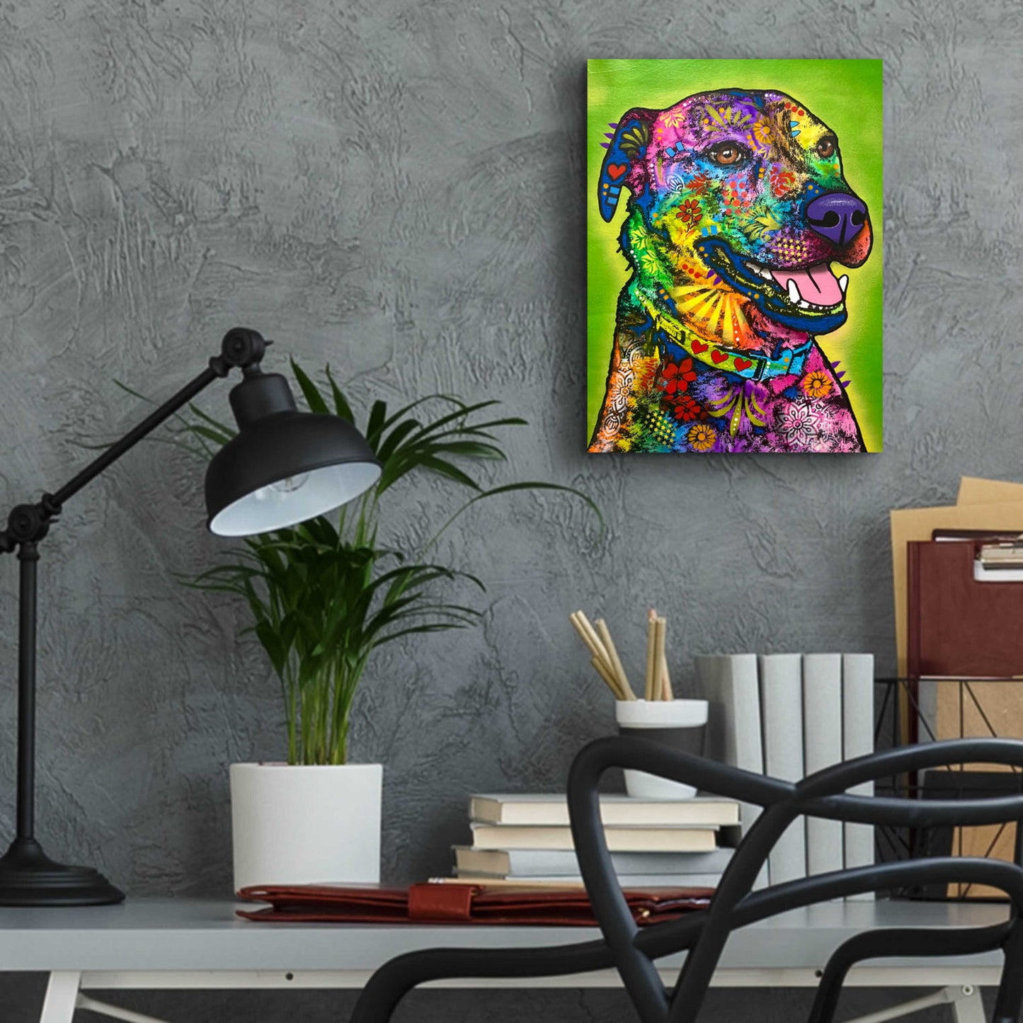 Epic Art 'Am Fren Doing Heckin Alright' by Dean Russo, Acrylic Glass Wall Art,12x16