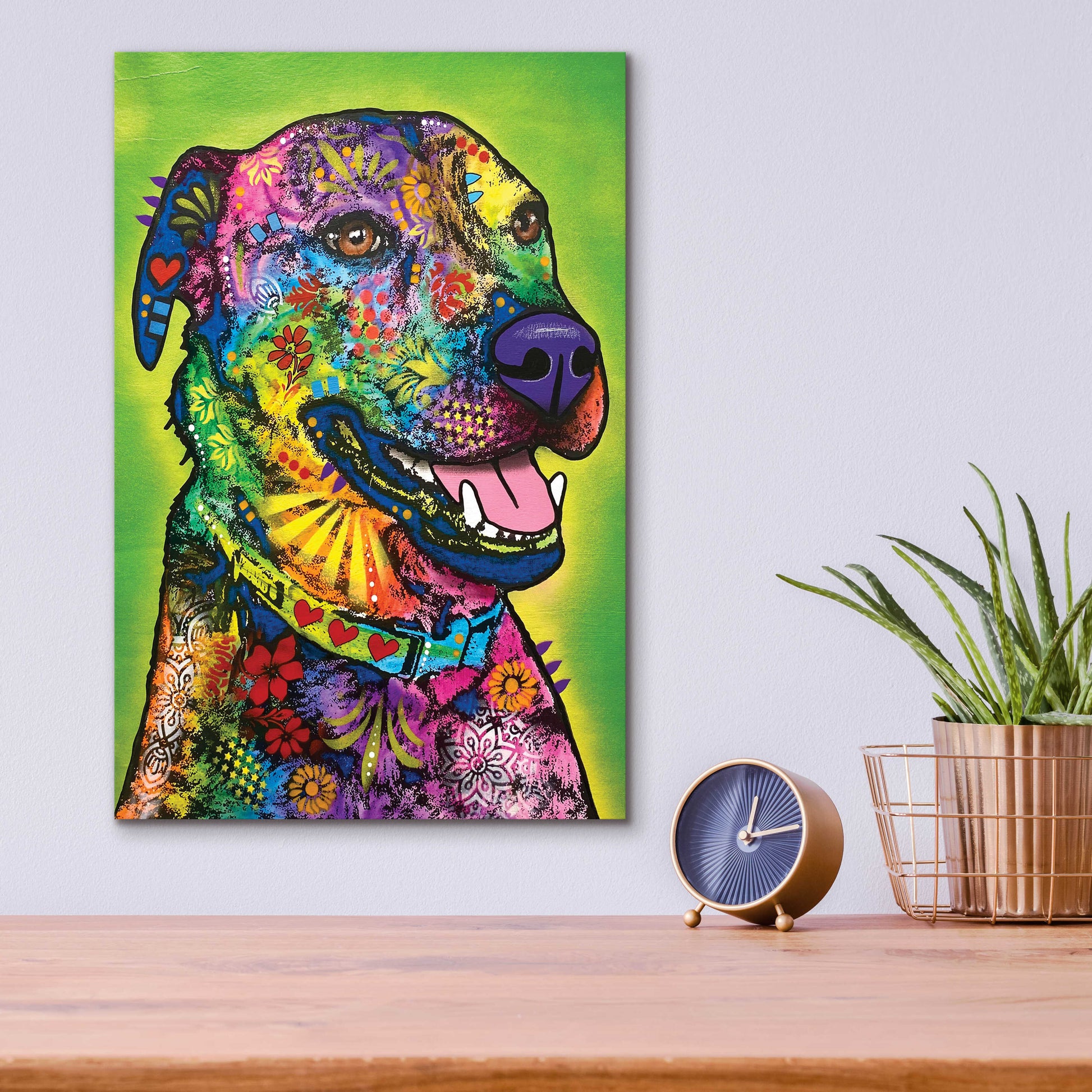 Epic Art 'Am Fren Doing Heckin Alright' by Dean Russo, Acrylic Glass Wall Art,12x16